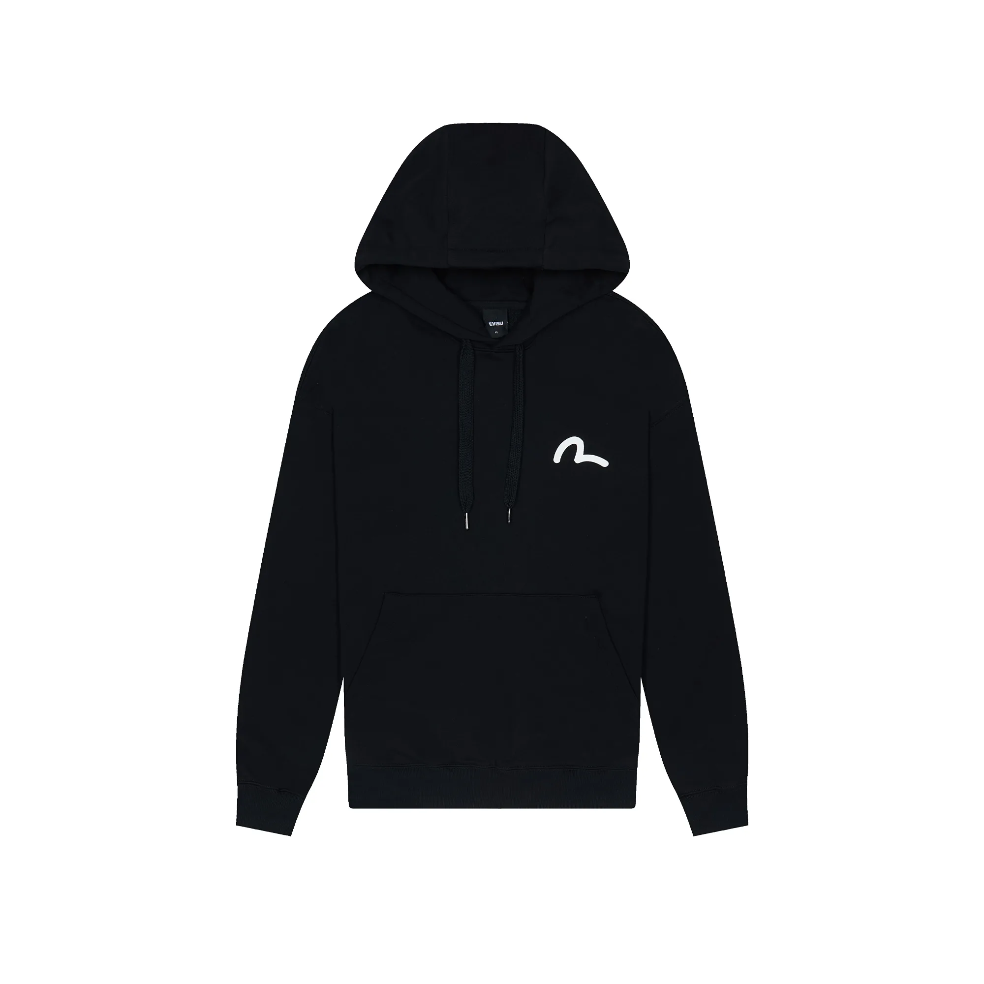 Худи Evisu Seagull Print Relax Fit Black