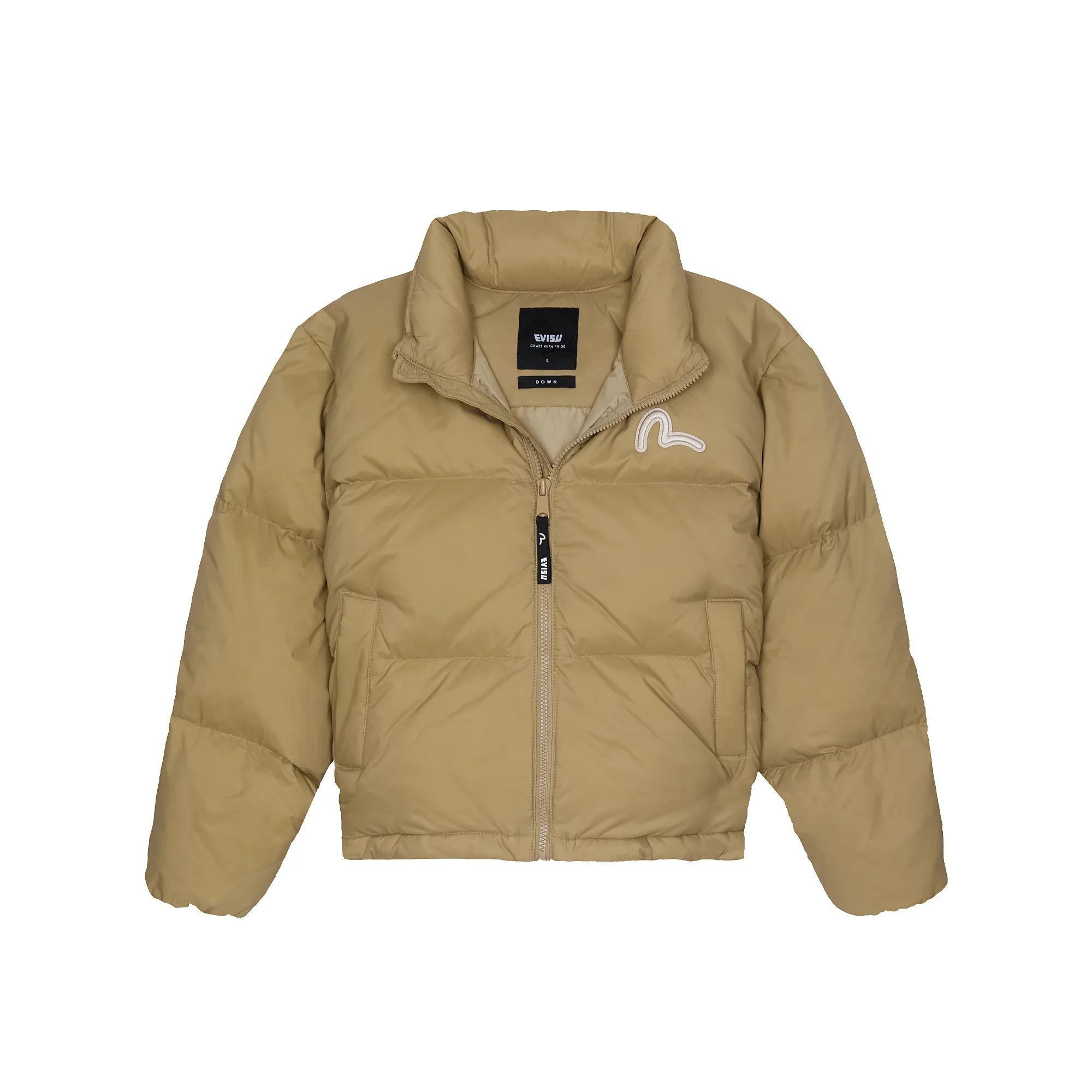 Пуховик женский Evisu Solid Short Down Jacket (Wmns)