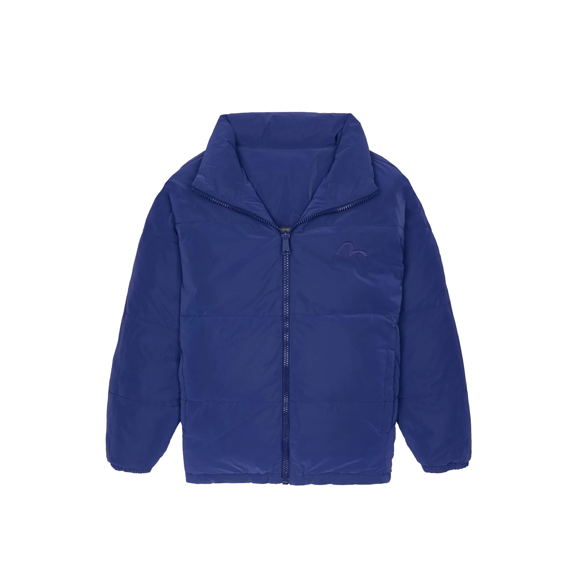 Пуховик Evisu Monogram Reversible Down Jacket Beige