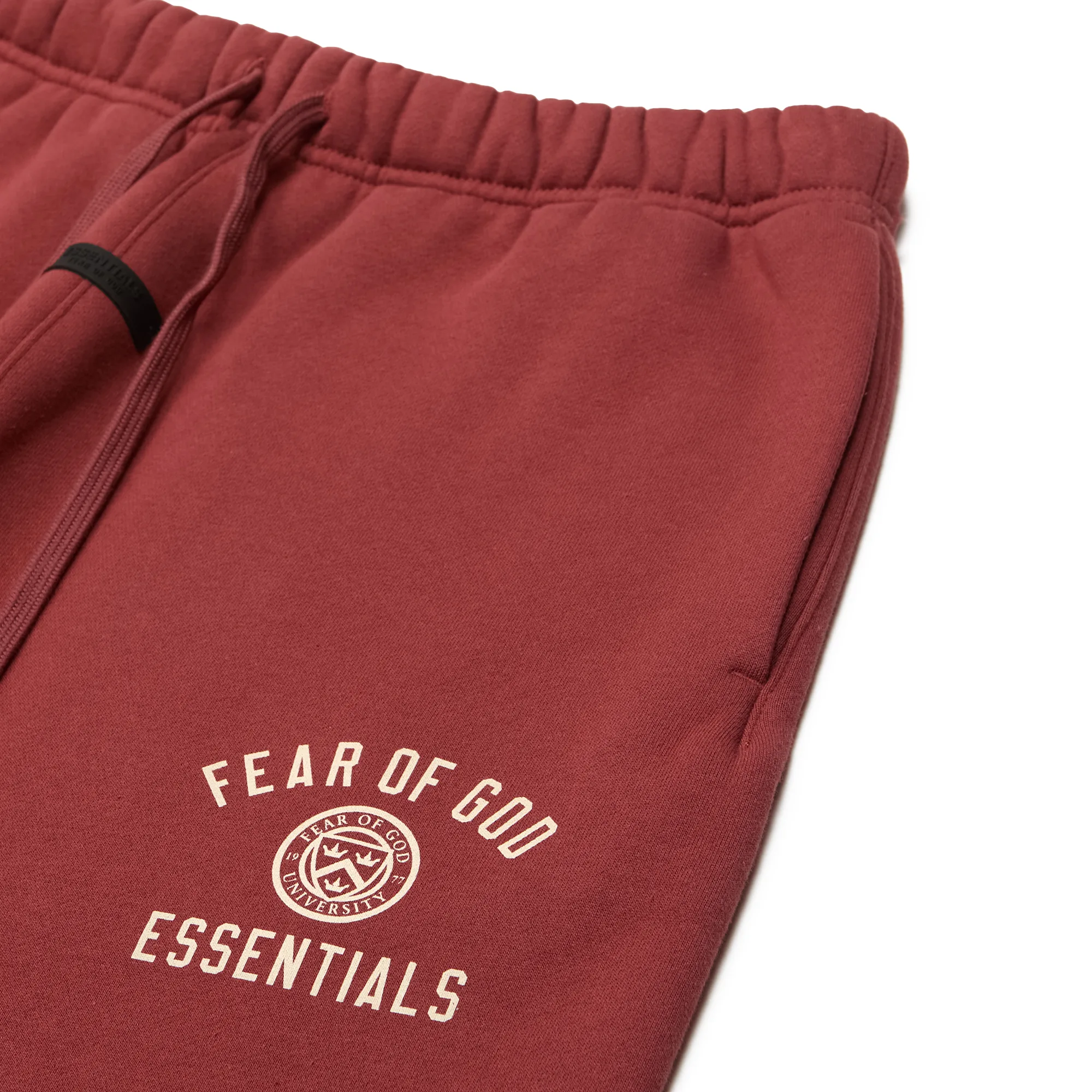 Fear of God Essentials Fleece Relaxed Sweatpant Crimson