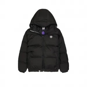 Пуховик AAPE NOW Hooded Down Jacket Black