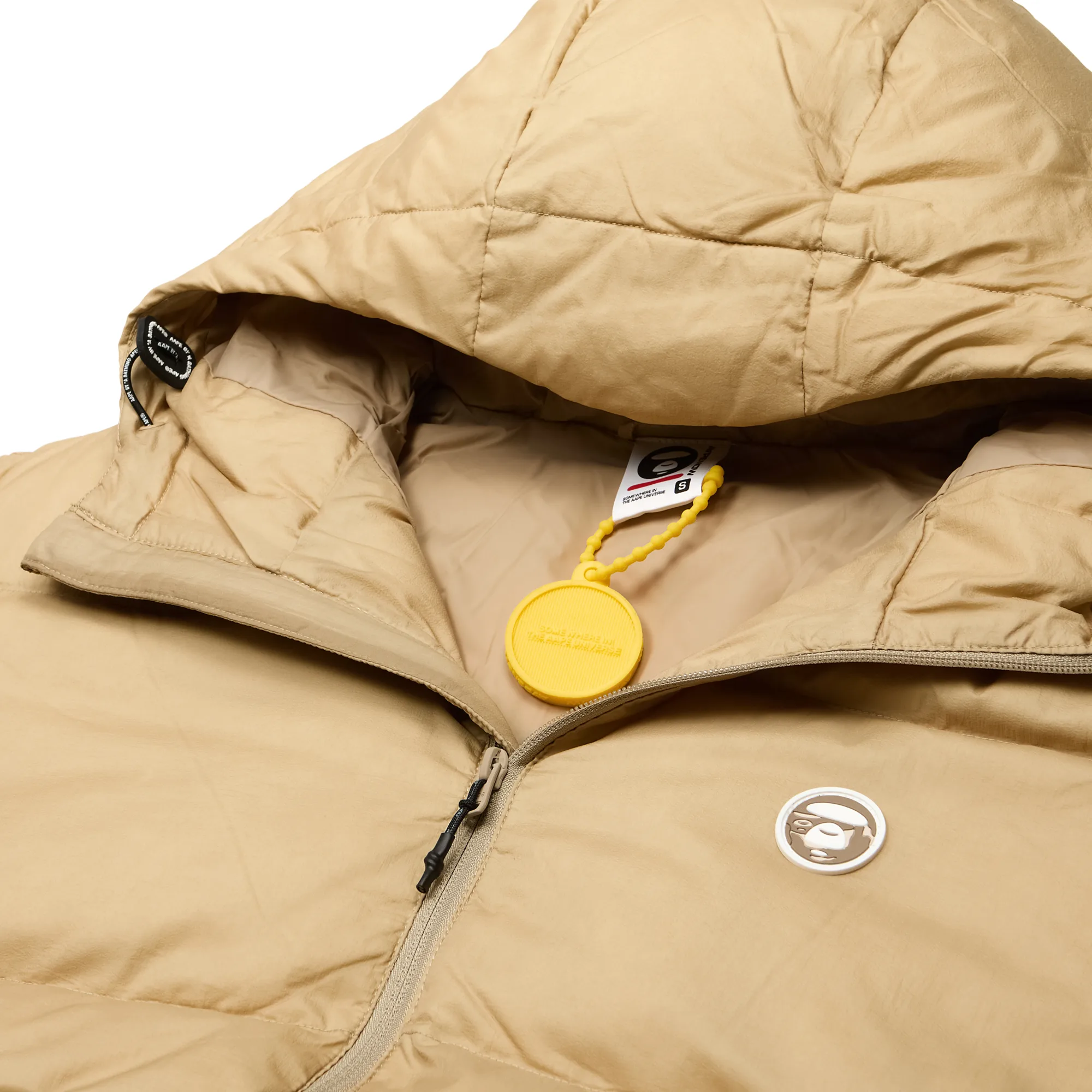Пуховик AAPE Now Down Jacket Beige