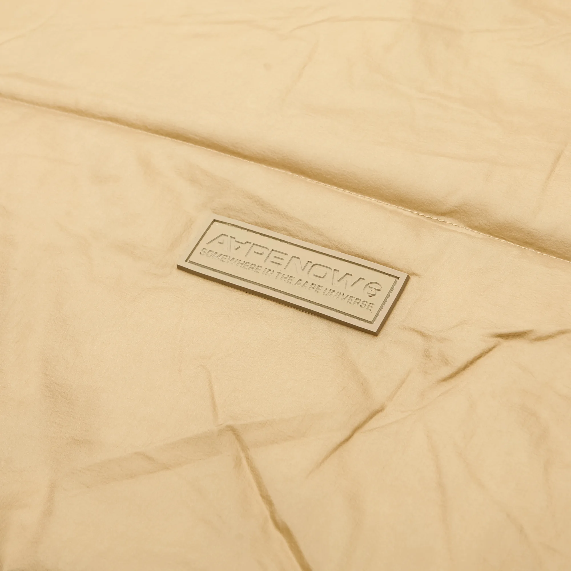 Пуховик AAPE Now Down Jacket Beige