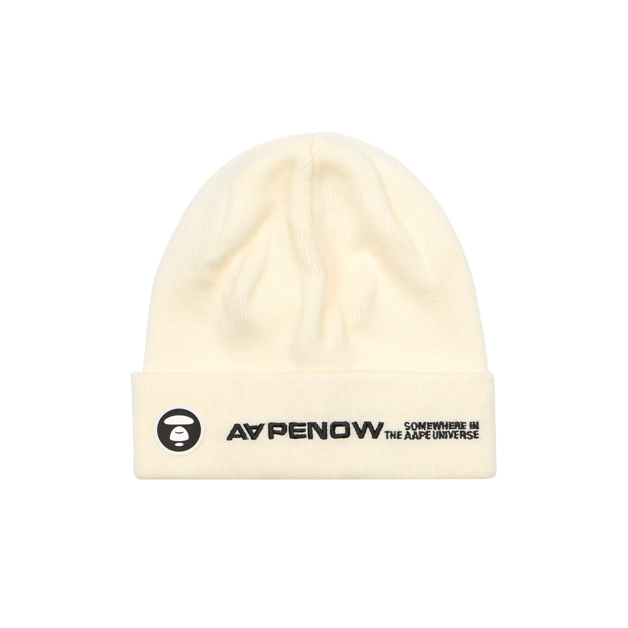 Шапка AAPE BY A BATHING APE AAPE NOW BEANIE Off-White