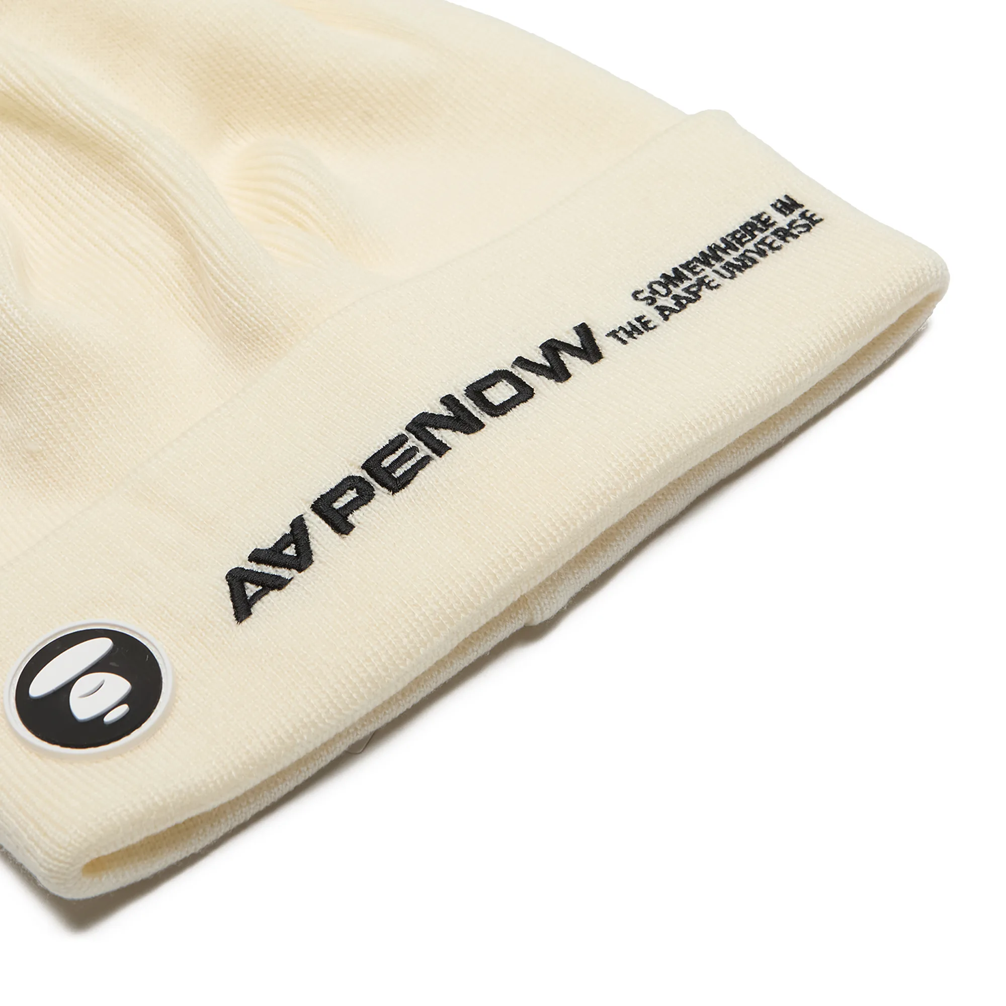 Шапка AAPE BY A BATHING APE AAPE NOW BEANIE Off-White