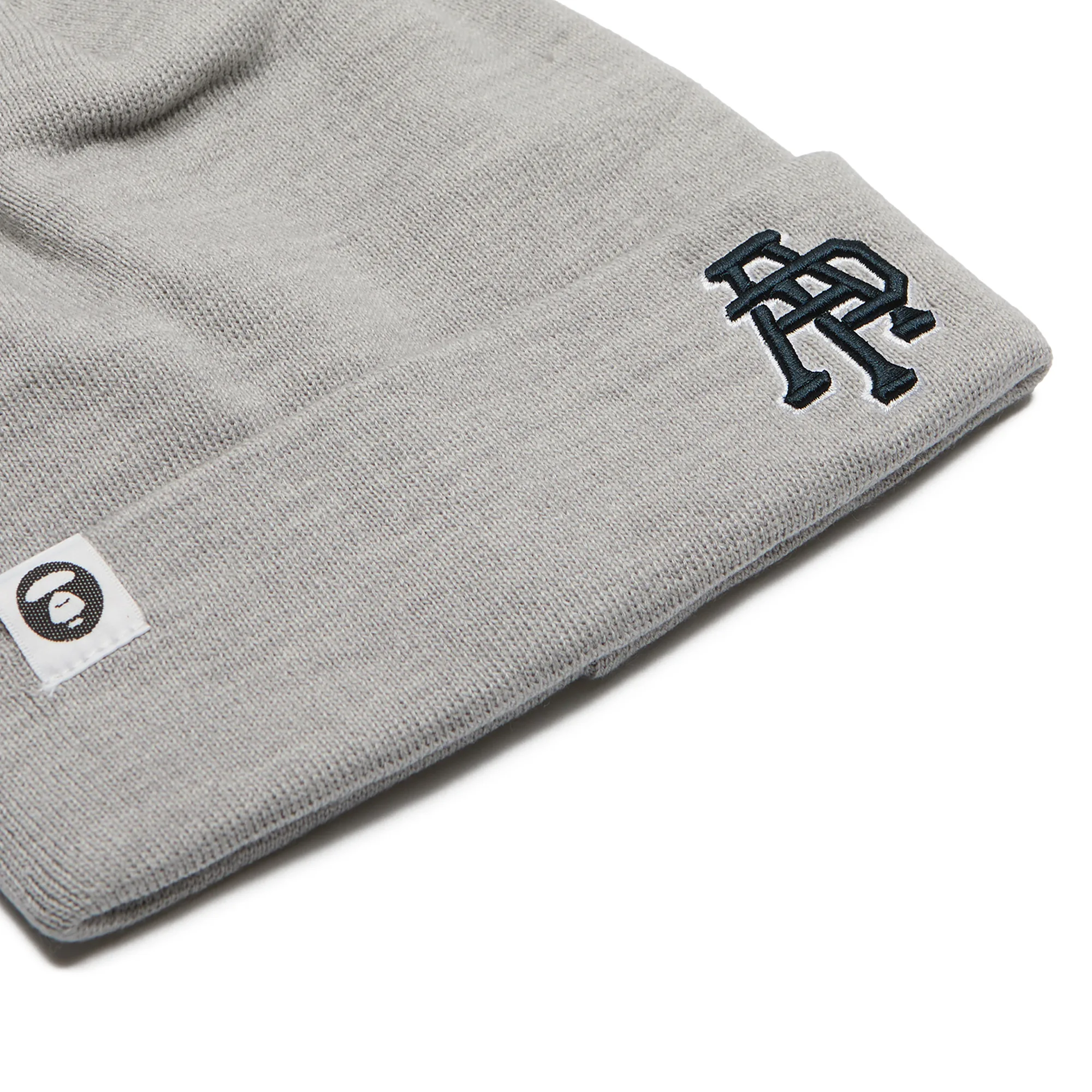 Шапка AAPE by A Bathing Ape College Beanie Heather White