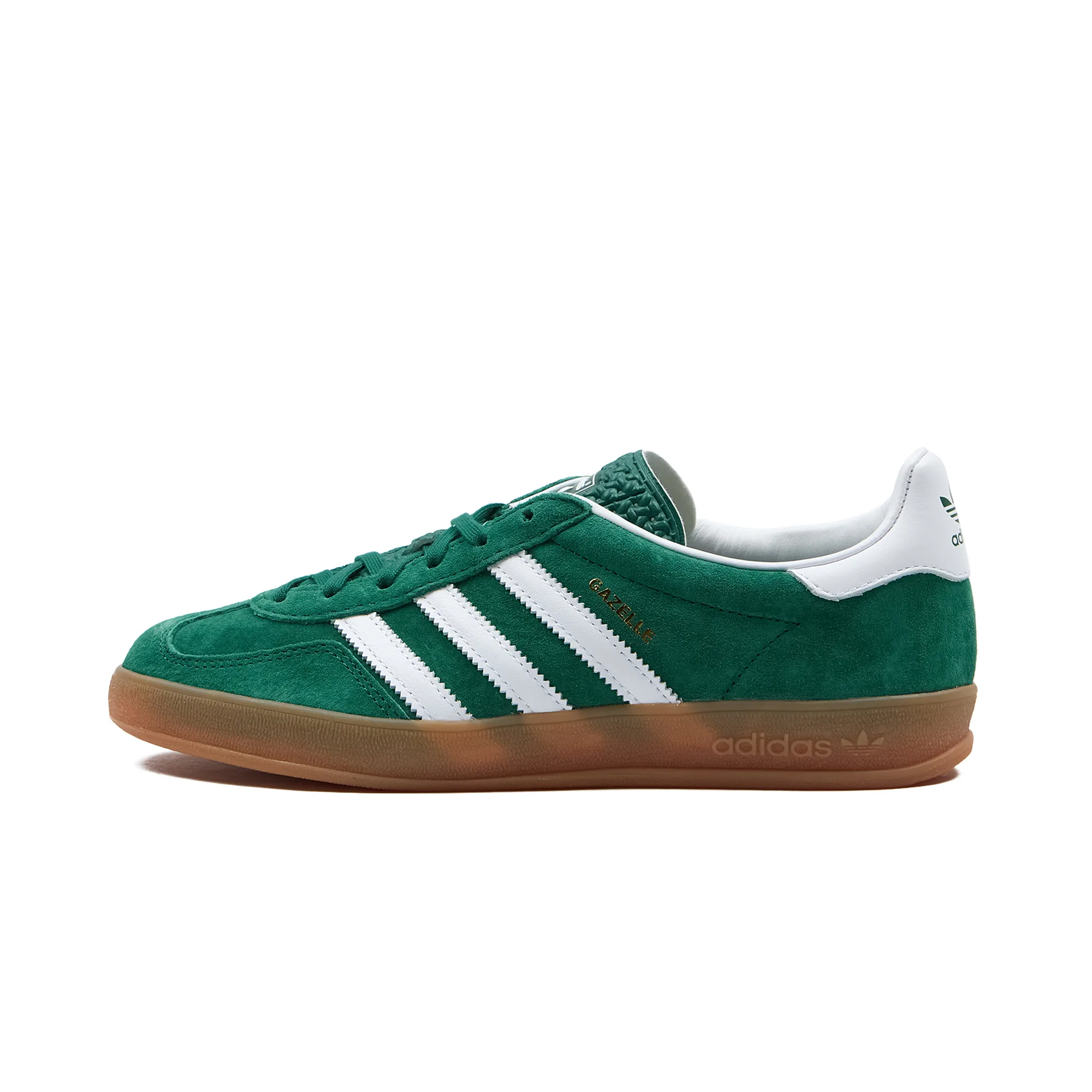 Кроссовки Adidas Gazelle Indoor Collegiate Green / Cloud White / Gum IG1596