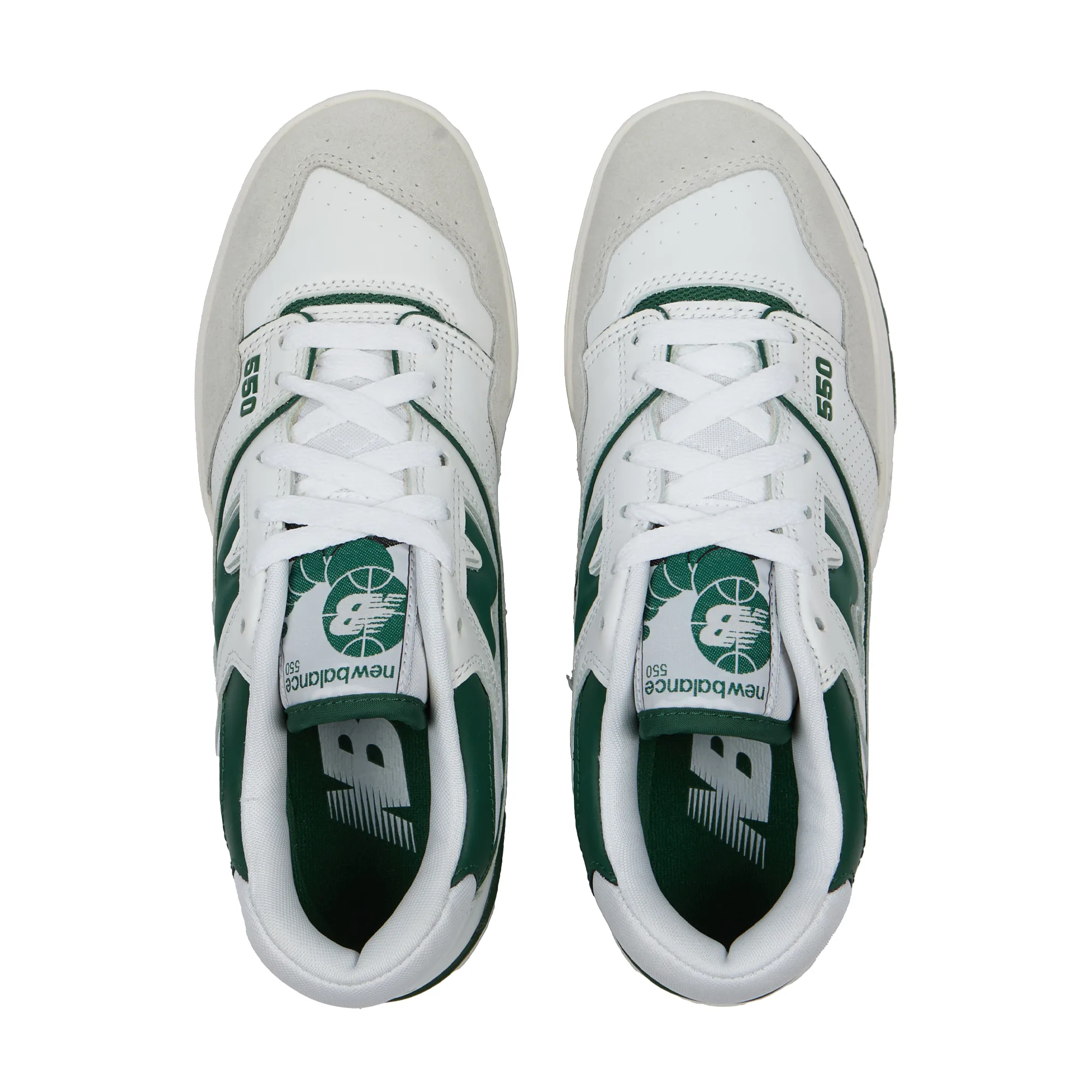 Кроссовки New Balance 550 White Green BB550WT1
