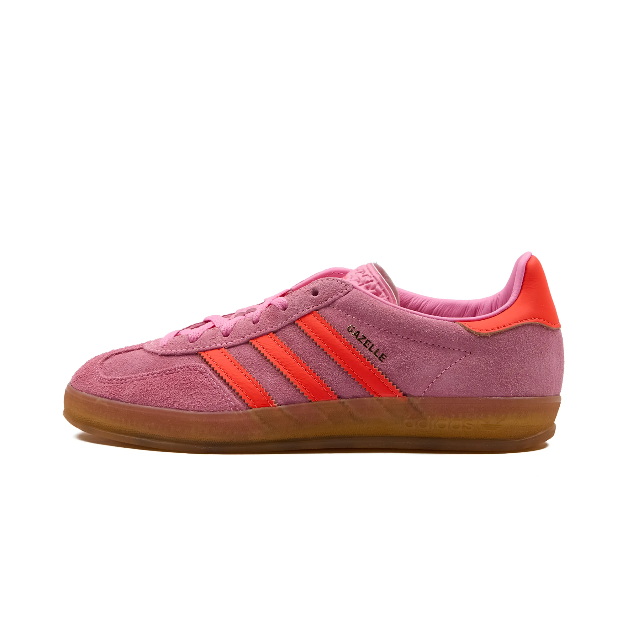 Кроссовки Adidas Gazelle Indoor Beam Pink / Solar Red / Gum IE1058