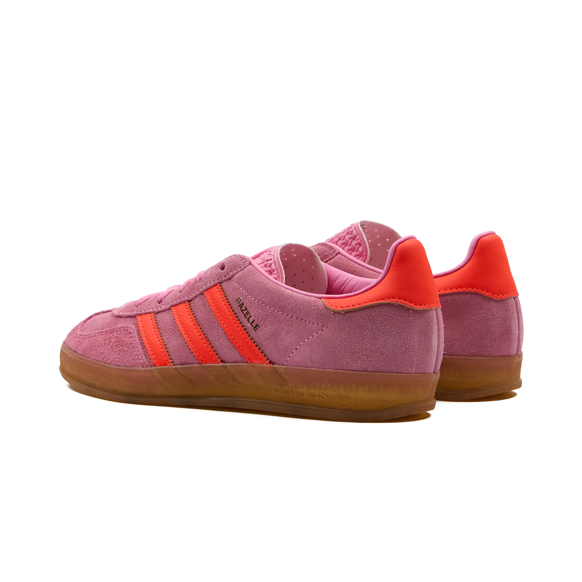 Кроссовки Adidas Gazelle Indoor Beam Pink / Solar Red / Gum IE1058