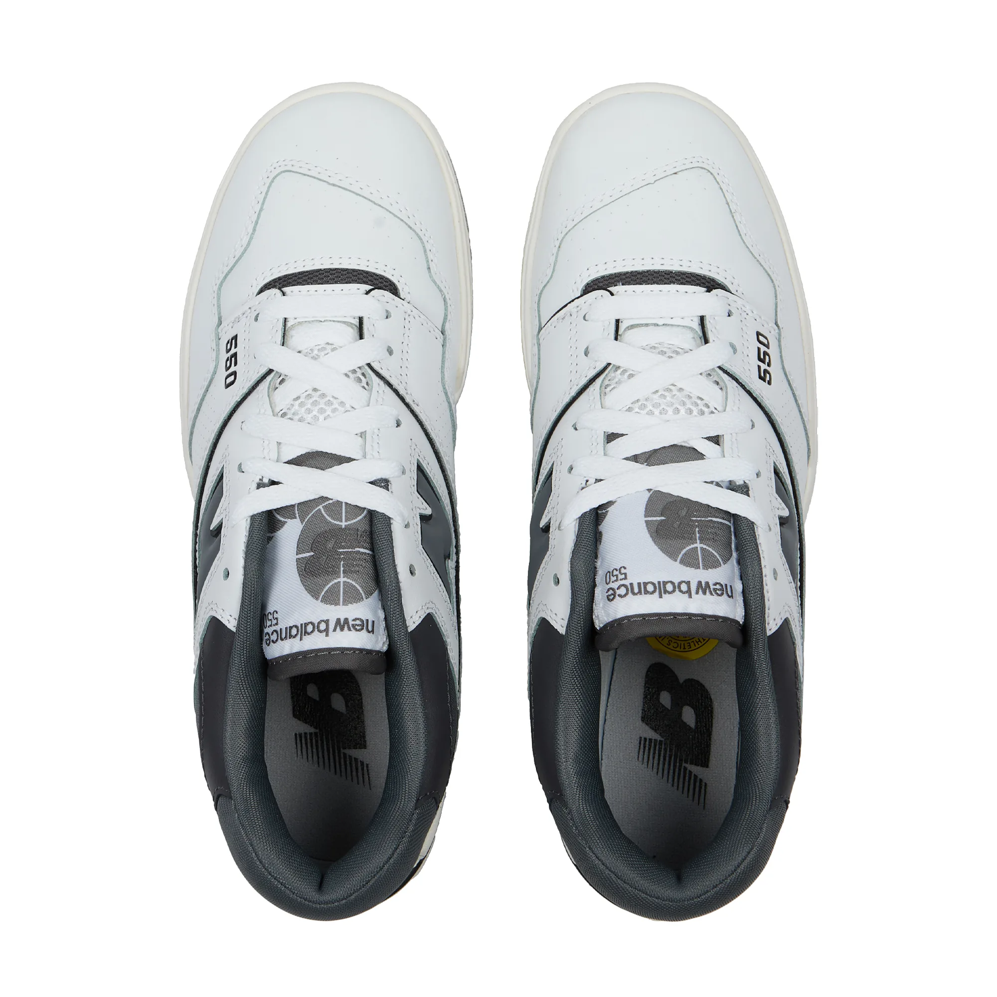 Кроссовки New Balance 550 White Grey Dark Grey BB550WTG