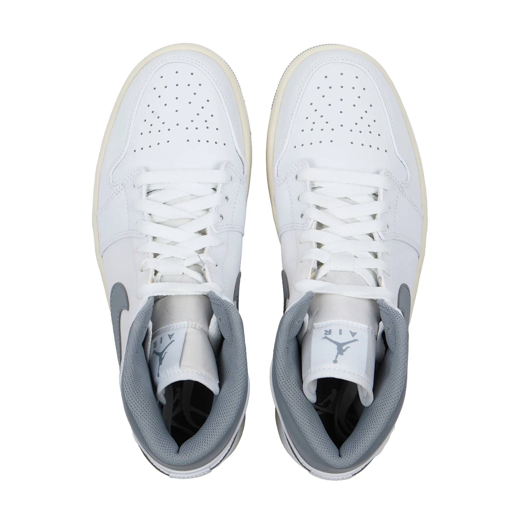 Кроссовки Nike Air Jordan 1 Mid Neutral Grey 554724-135