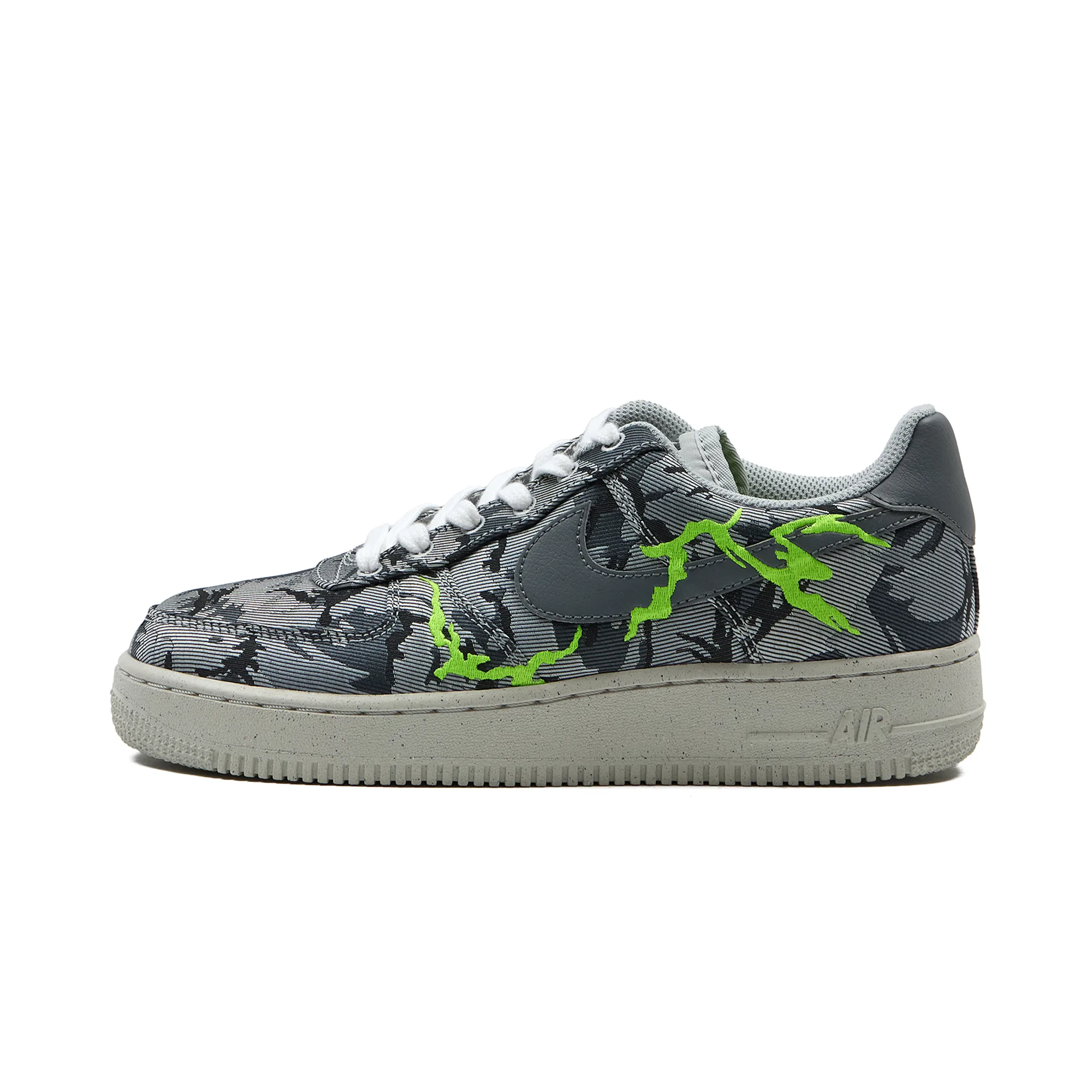 Кроссовки Nike Air Force 1 '07 LX Light Smoke Grey Electric Green CV1725-001