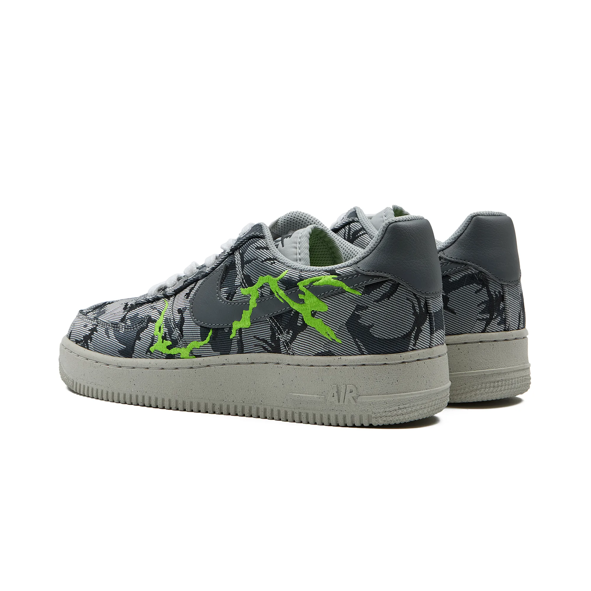 Кроссовки Nike Air Force 1 '07 LX Light Smoke Grey Electric Green CV1725-001
