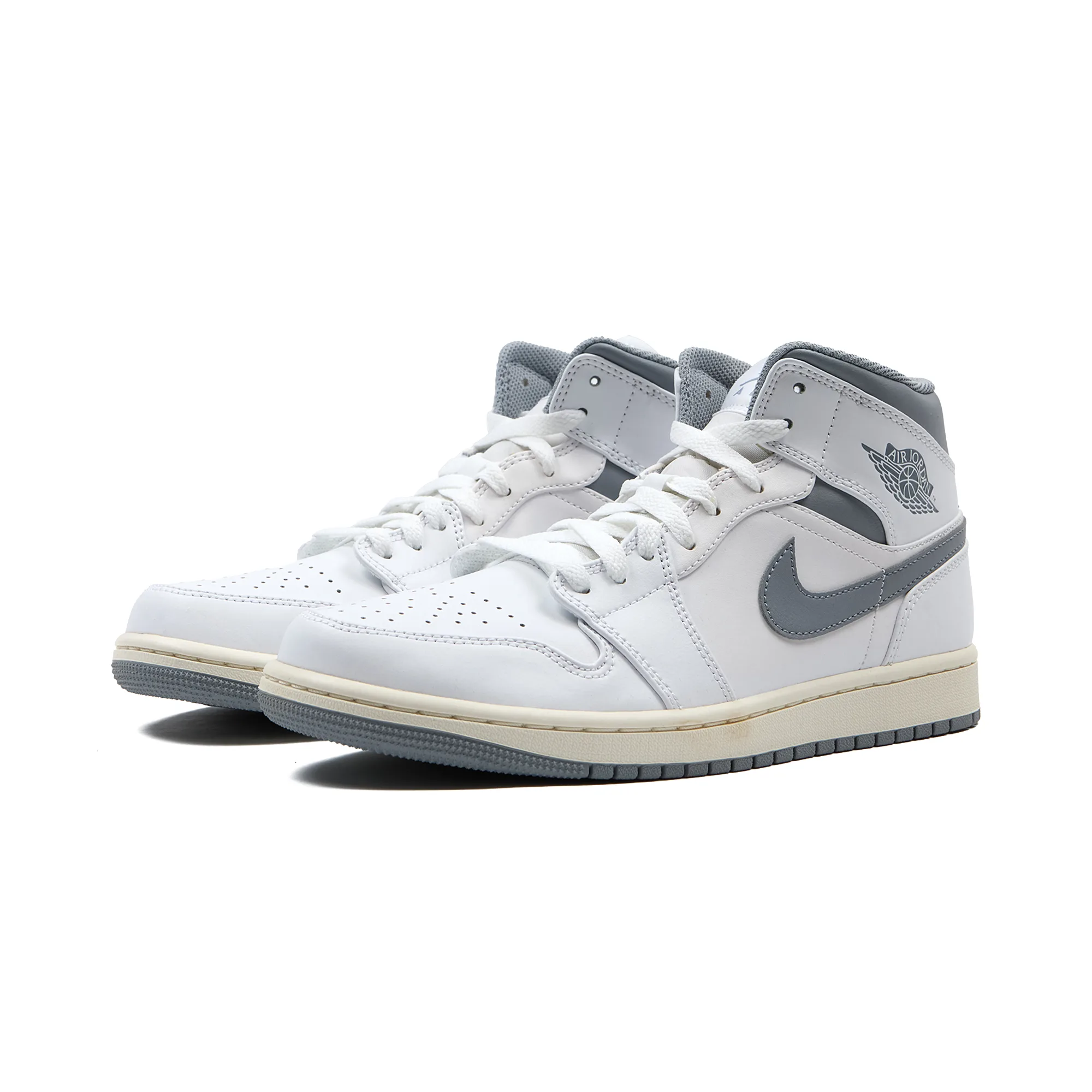 Кроссовки Nike Air Jordan 1 Mid Neutral Grey 554724-135