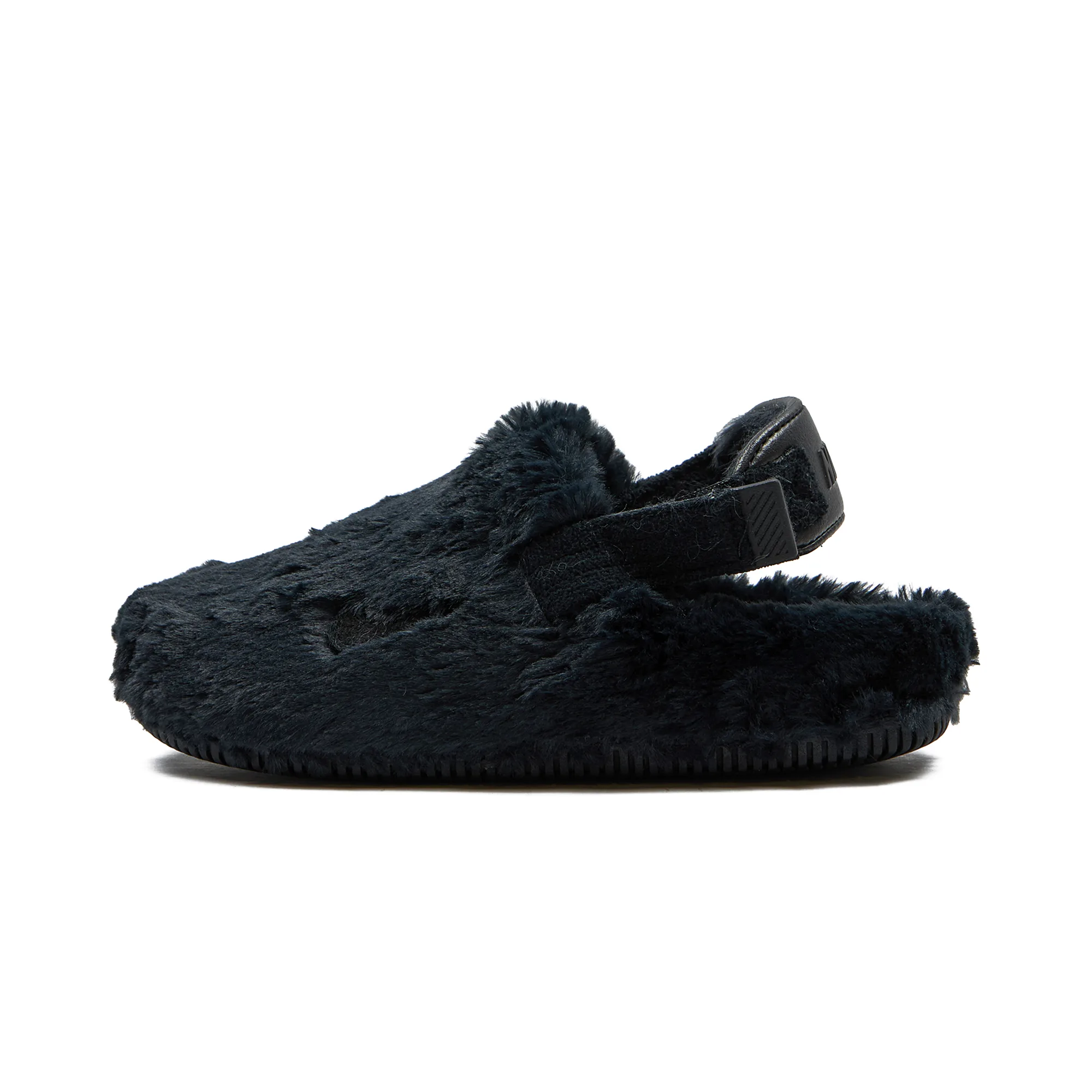 Сабо Nike Calm Mule SE Triple Black Fur FZ3118-001