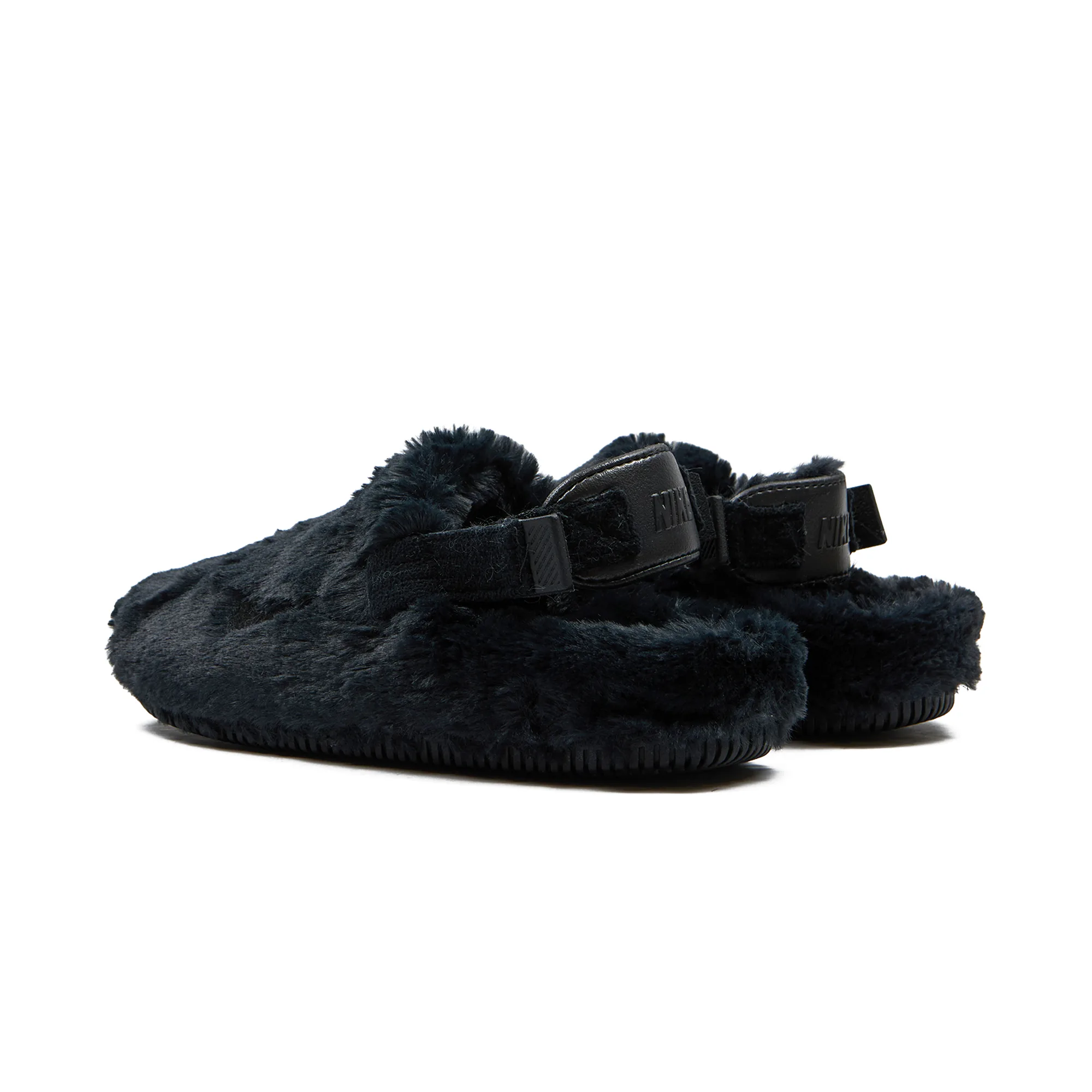 Сабо Nike Calm Mule SE Triple Black Fur FZ3118-001