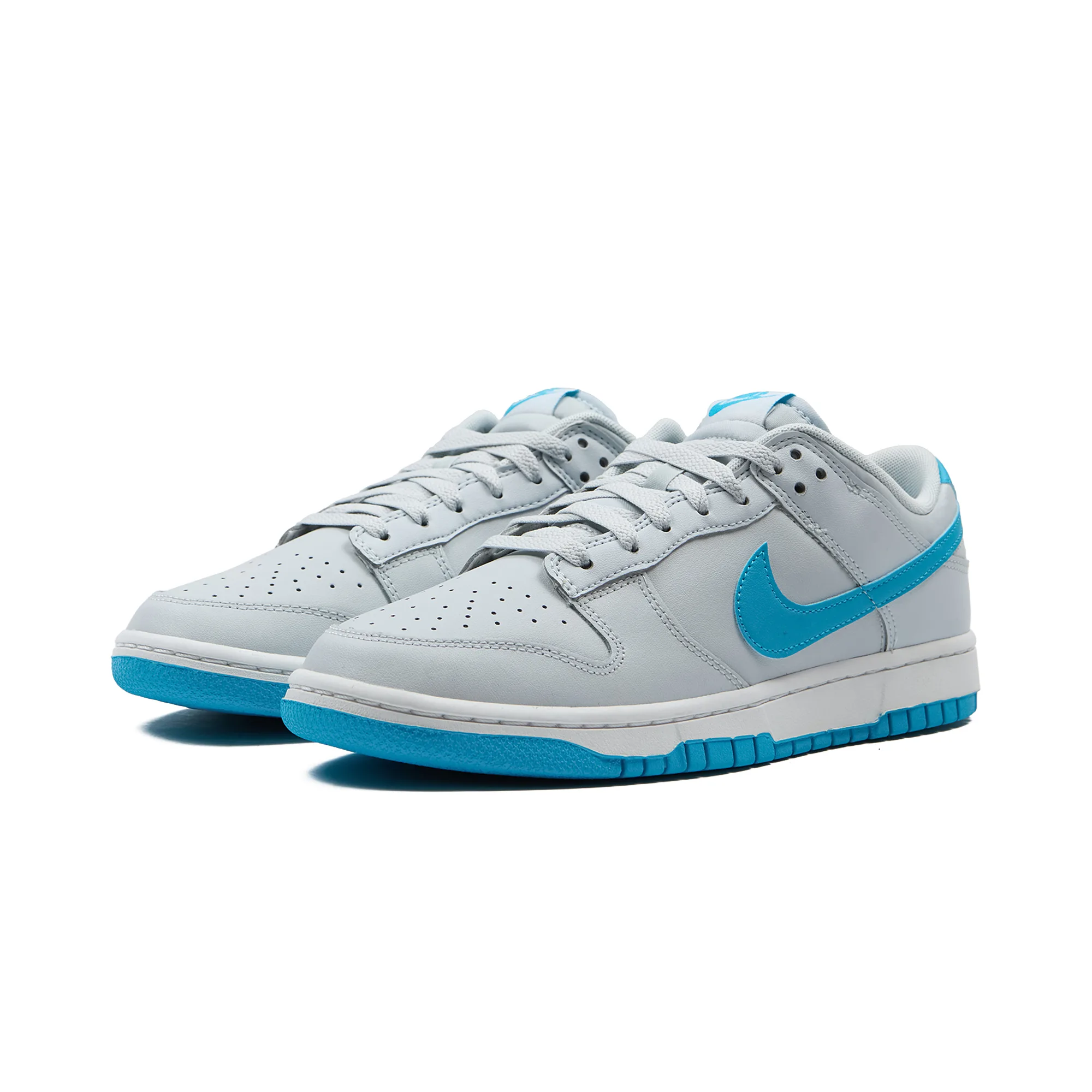 Кроссовки Nike Dunk Low Retro Pure Platinum/Blue Lightning DV0831 001