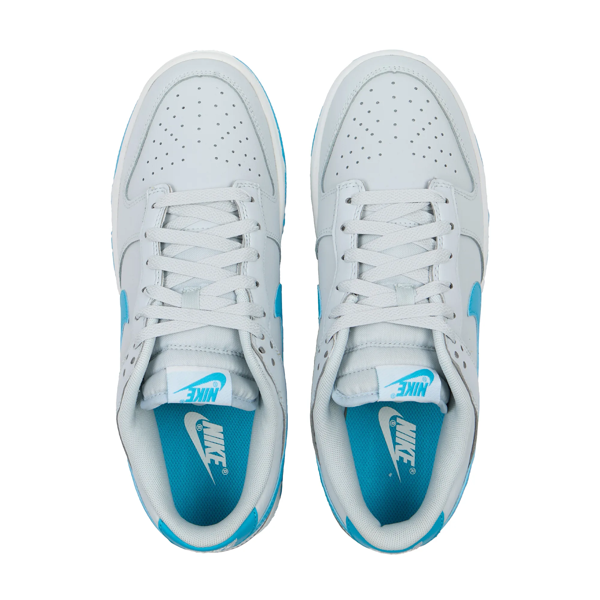 Кроссовки Nike Dunk Low Retro Pure Platinum/Blue Lightning DV0831 001