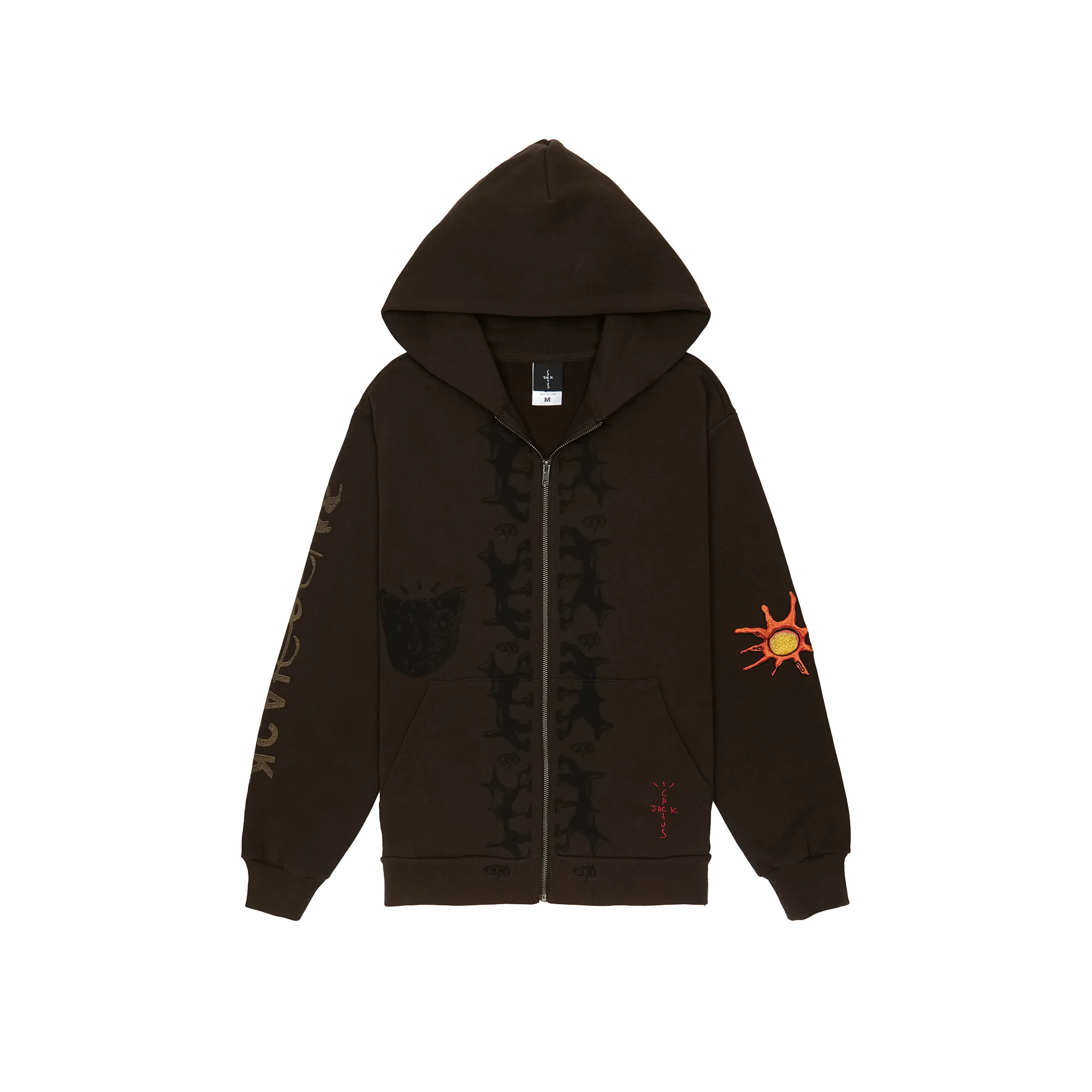 Зип-худи Travis Scott Cactus Jack Reverse Dog Zip Up Hoodie Brown CJJ1-HZ08