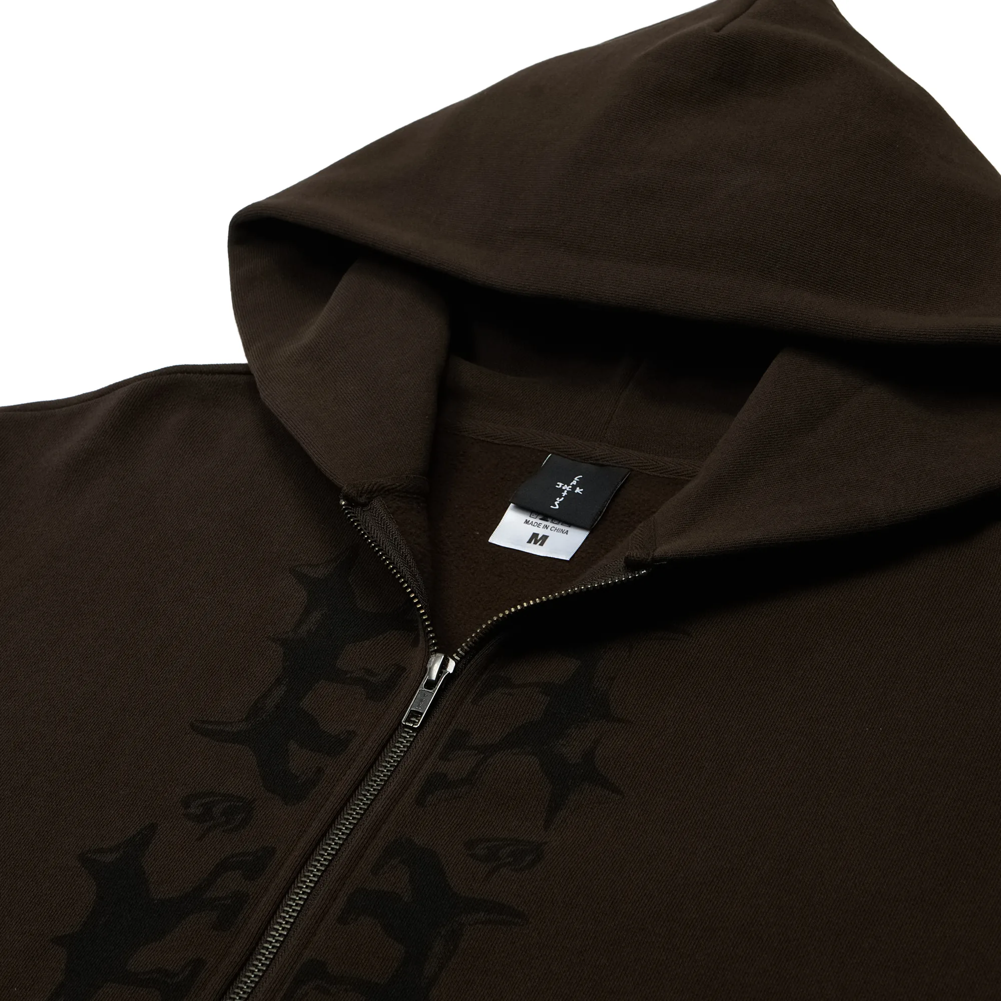Зип-худи Travis Scott Cactus Jack Reverse Dog Zip Up Hoodie Brown CJJ1-HZ08