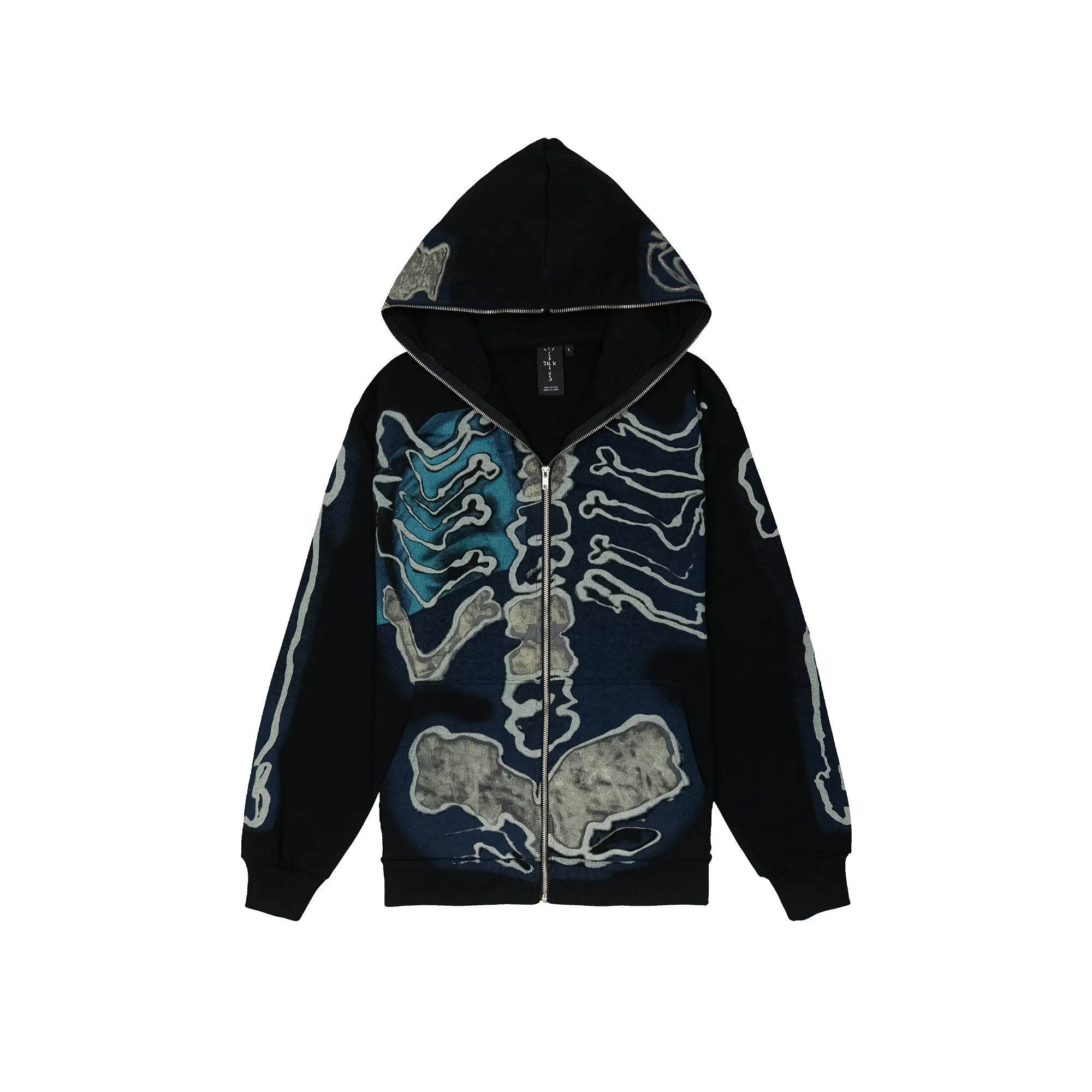 Зип-худи Travis Scott Cactus Jack x Fragment Skeleton CJFR-HZ07