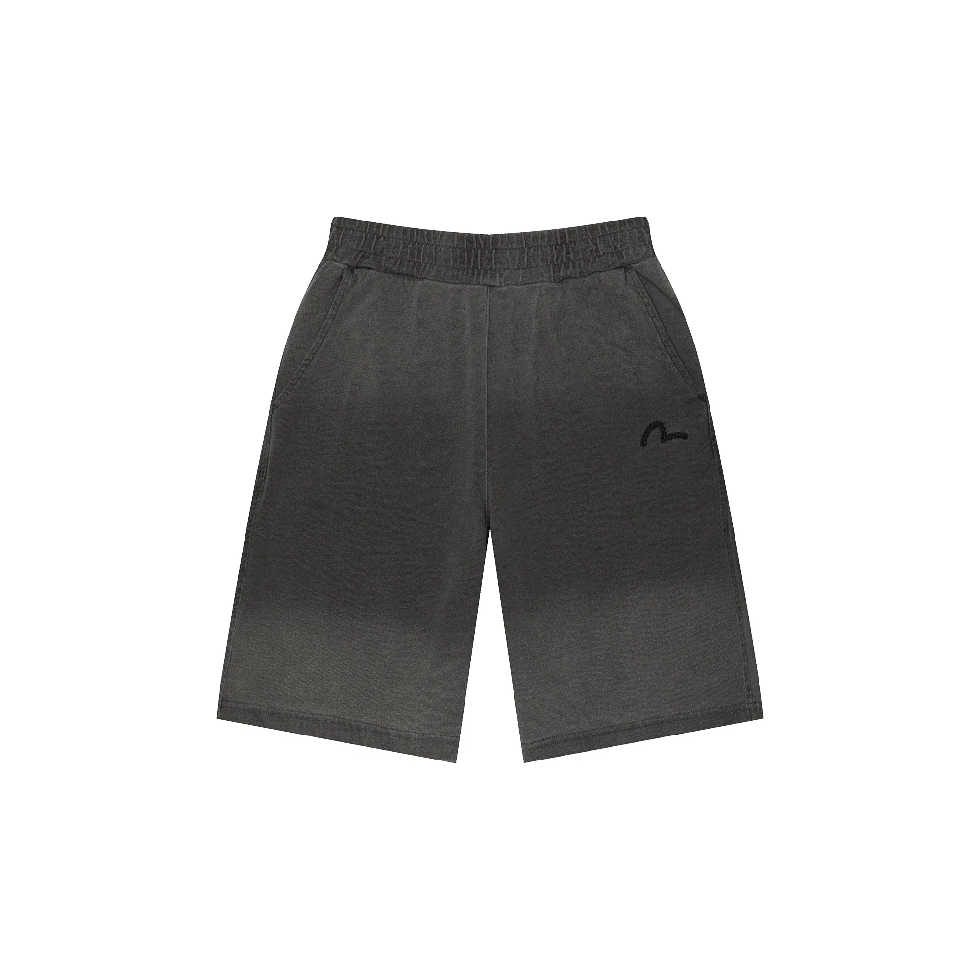 Шорты Evisu Seagull Embroidery Relax Fit Sweat Shorts Charcoal EW3MZP701-BLK