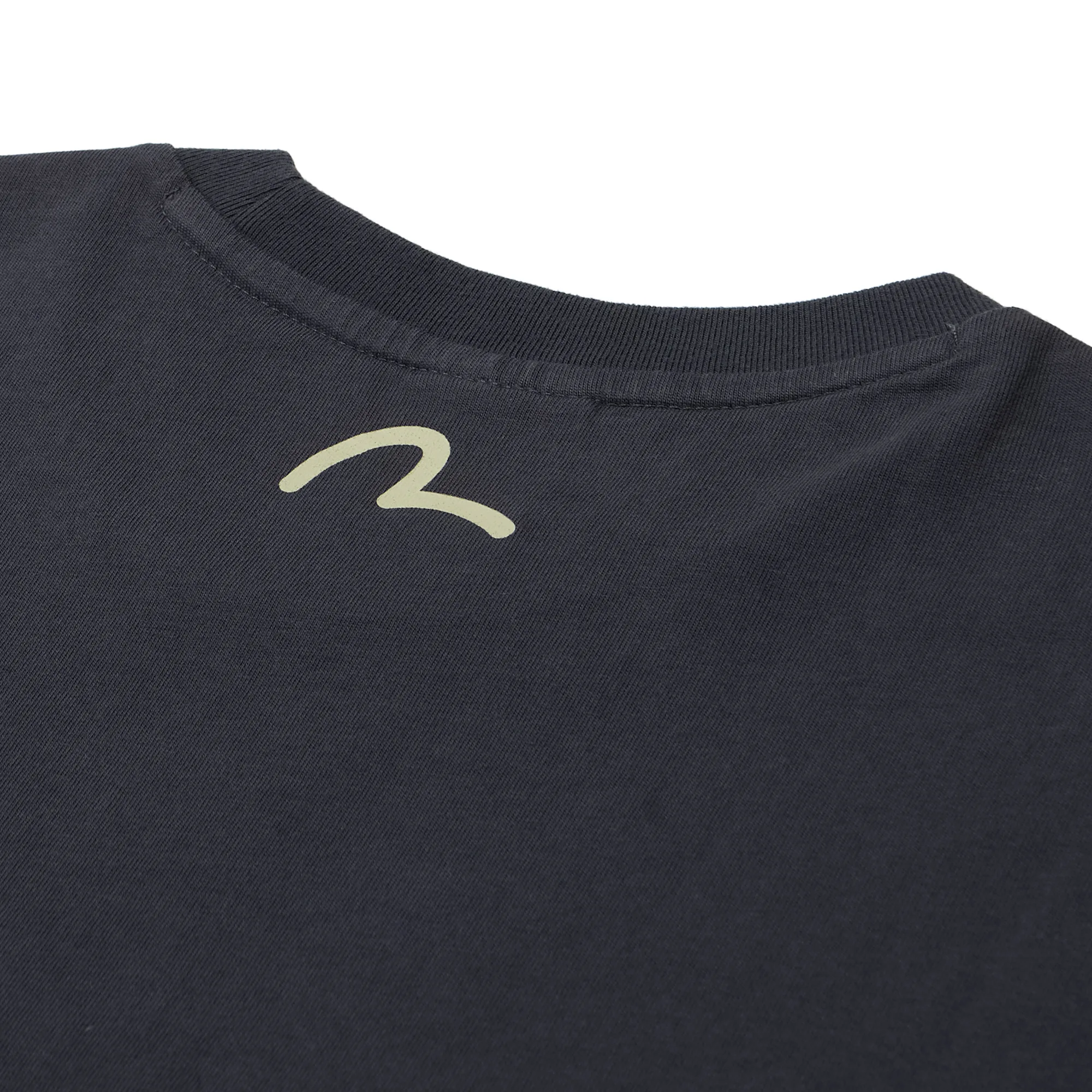 Футболка Evisu Floral Logo Embroidery Loose Fit T-Shirt Charcoal EW2UTS806-CHA