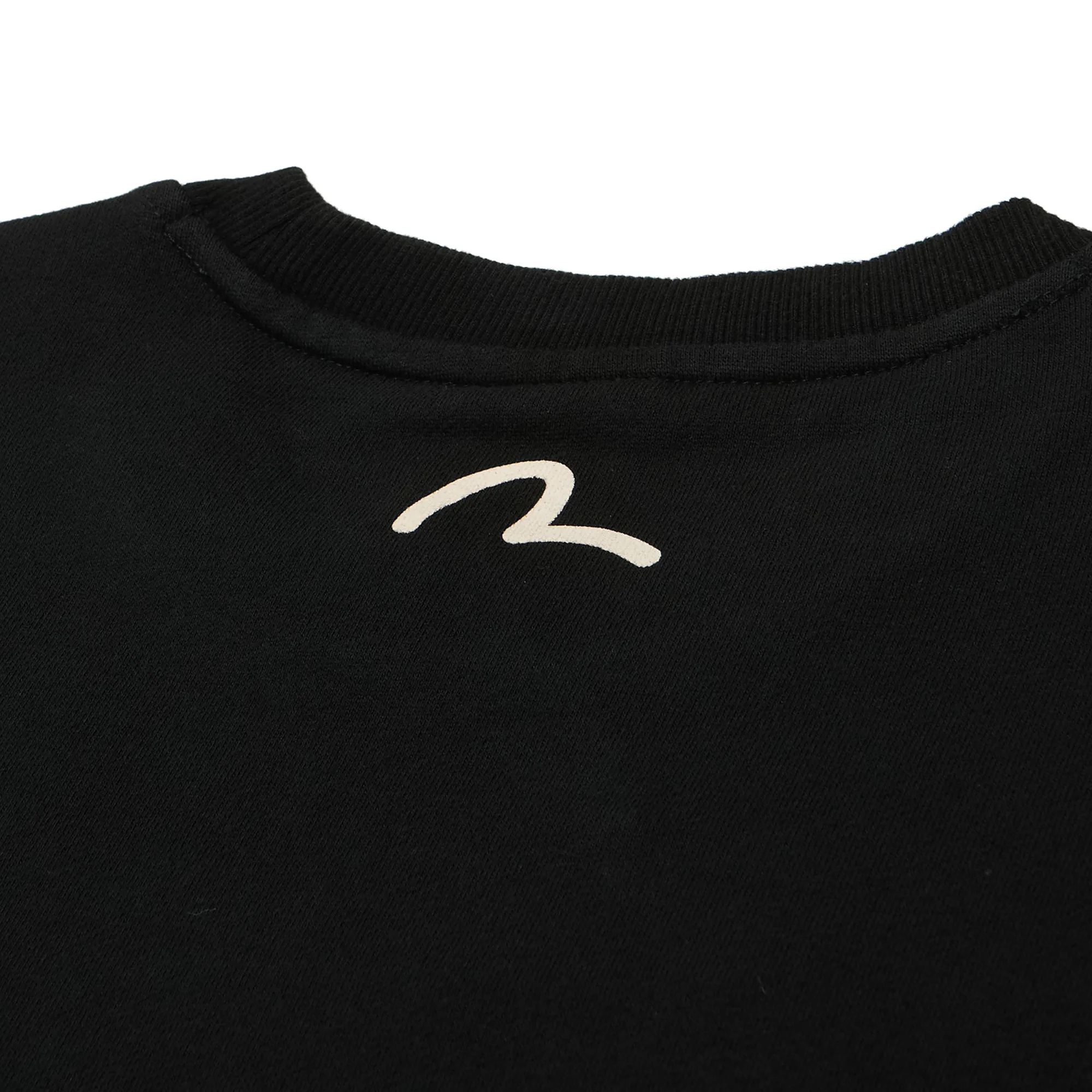 Свитшот Evisu Seagull Embroidery Badge Dip-Dye Sweatshirt Black EW3MTS703-BLK