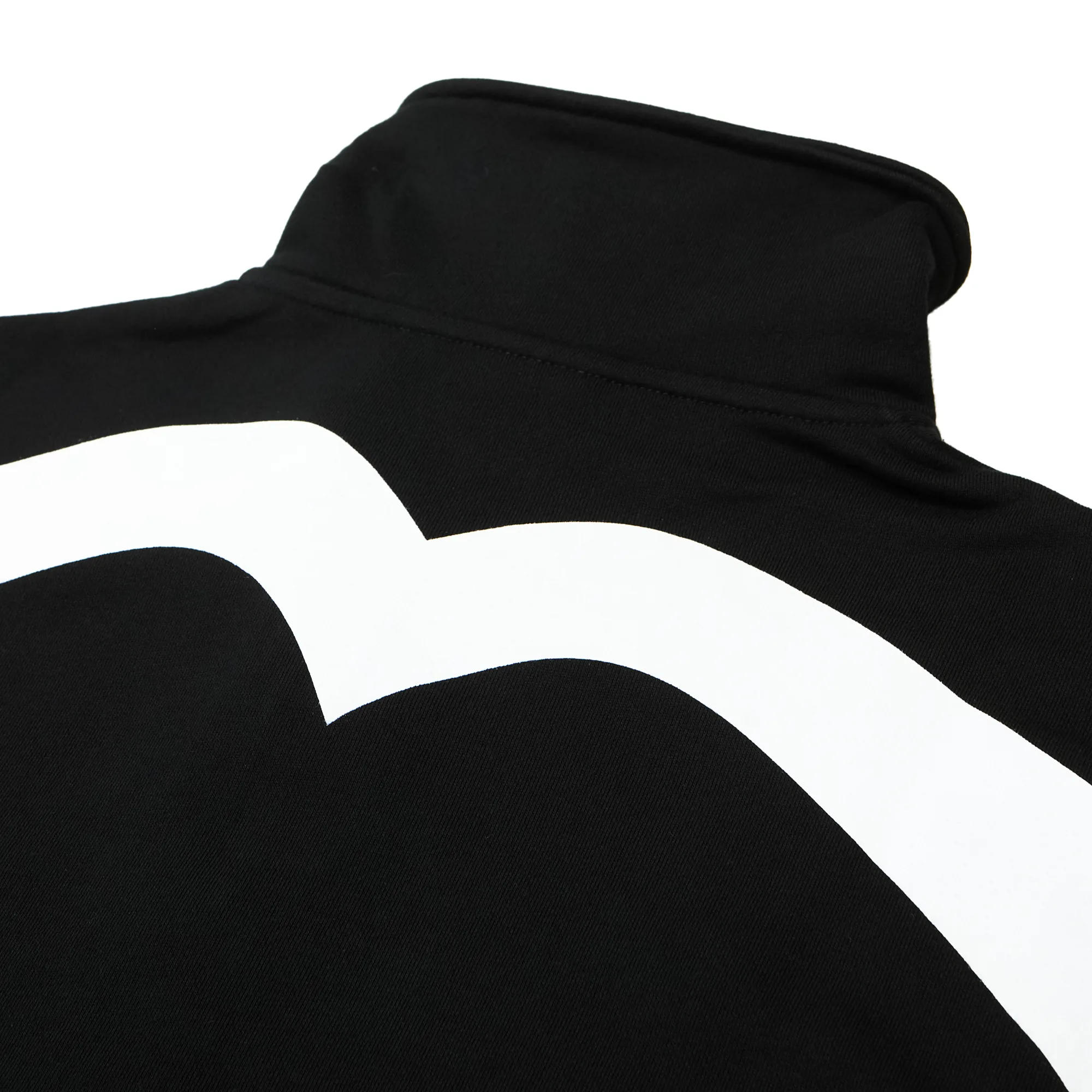 Зип-свитшот Evisu Back Slit Big Hills Loose Fit High-Neck Zip-Up Black EW3UZT701-BLK