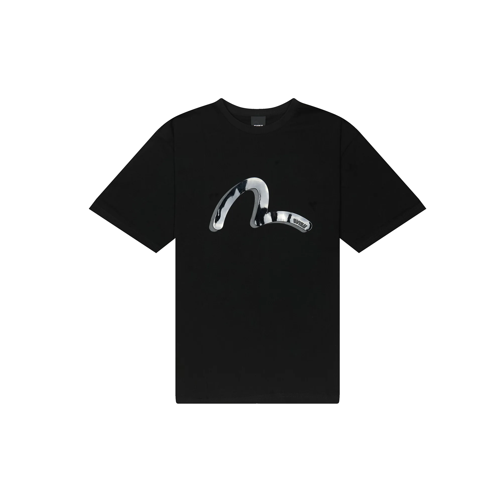 Футболка Evisu Heritage Seagull Foil Print Relax Fit T-Shirt Black EW2UTS913-BLK