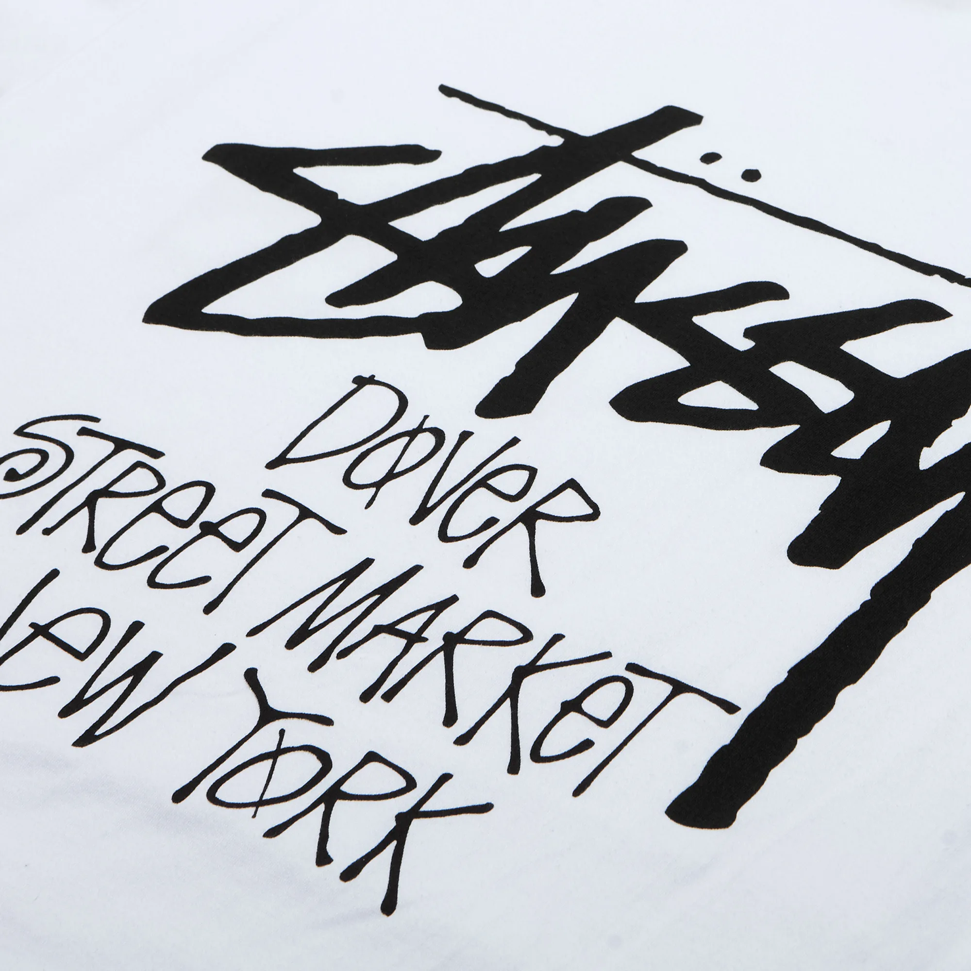 Футболка Stussy Dover Street Market New York Stock Tee White 3903739-WHT