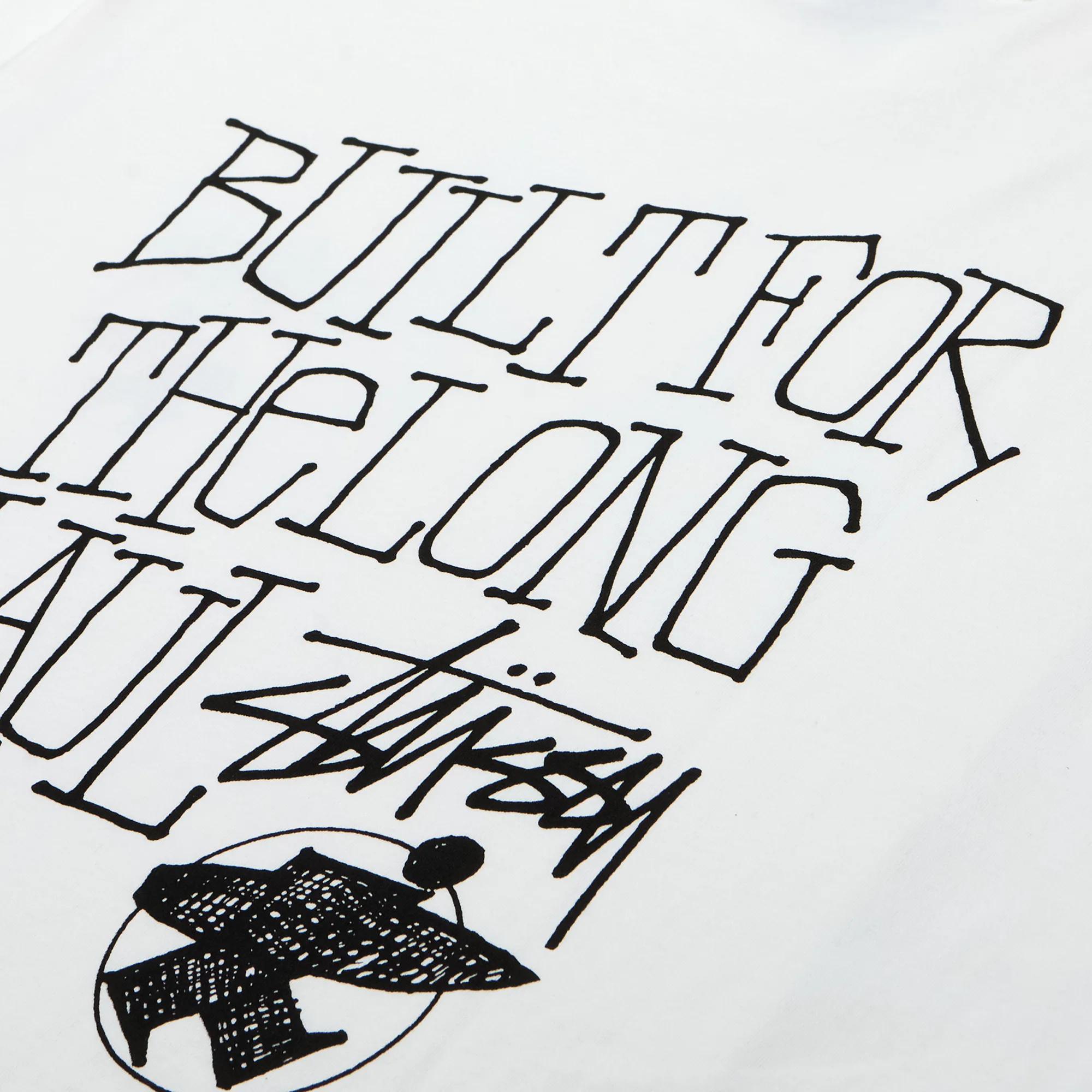 Футболка Stussy Long Haul Tee Pigment Dyed Natural 1905179-NAT