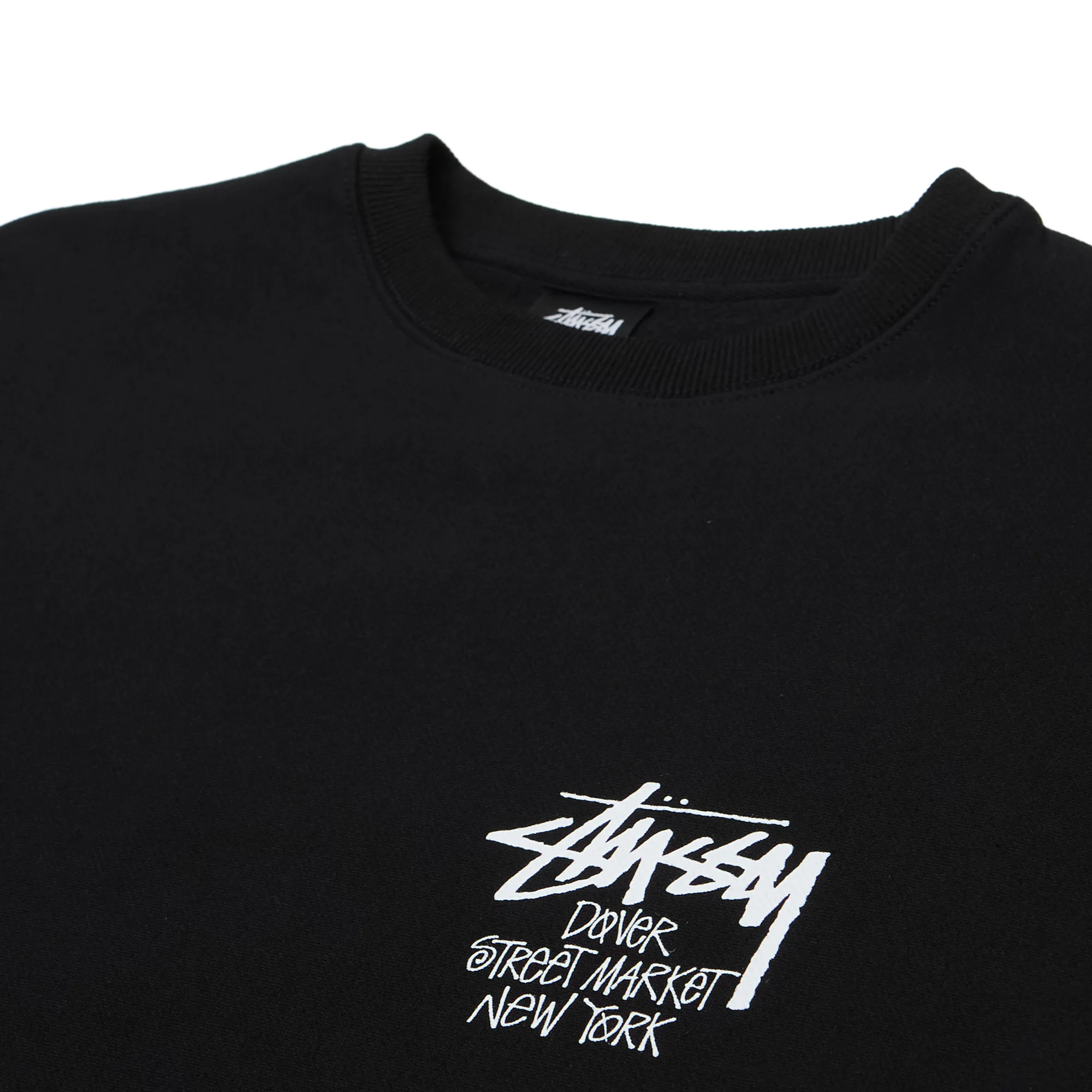 Свитшот Stussy Dover Street Market New York Crewneck Black 3913819-BLK
