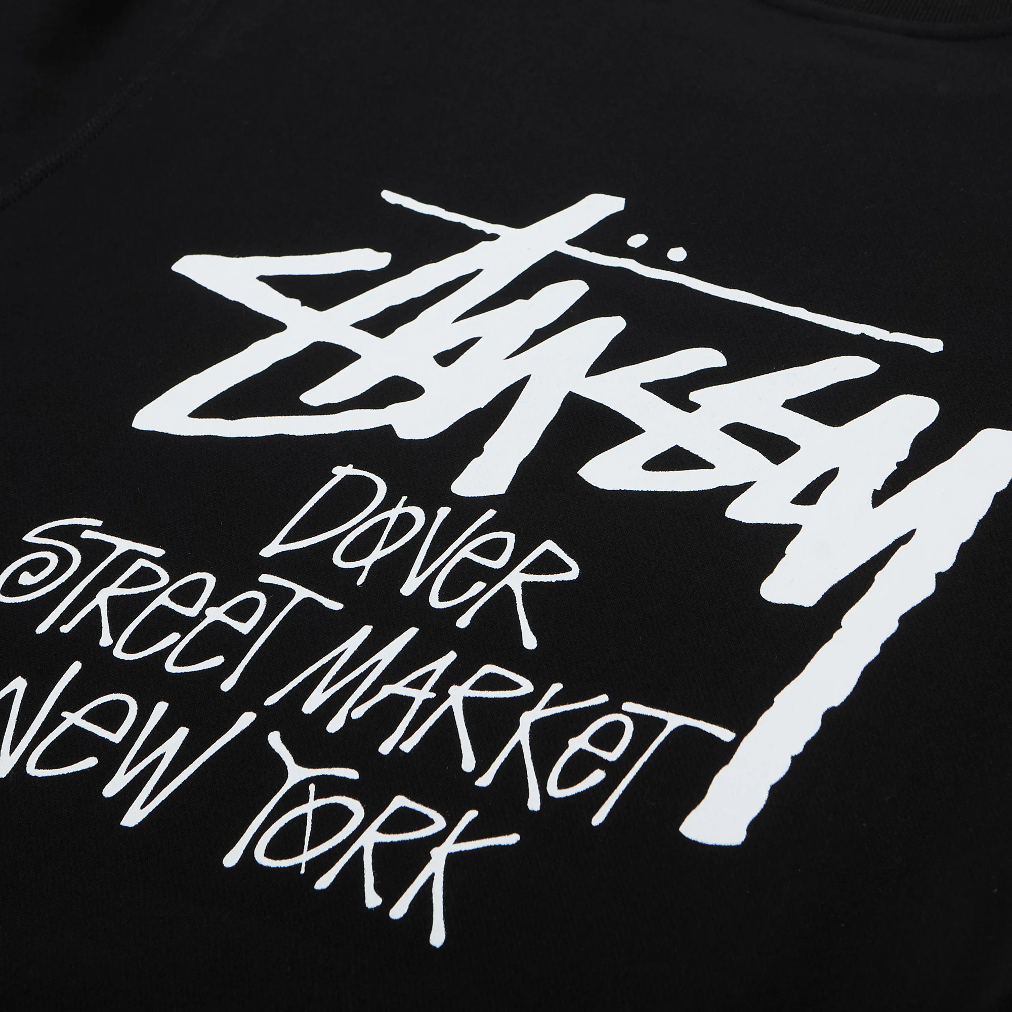 Свитшот Stussy Dover Street Market New York Crewneck Black 3913819-BLK