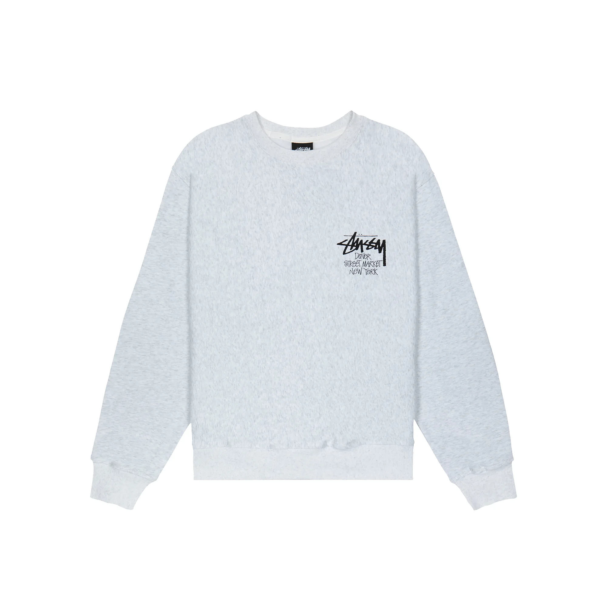 Свитшот Stussy Dover Street Market New York Crewneck Ash Heather 3913819-ASHHEA
