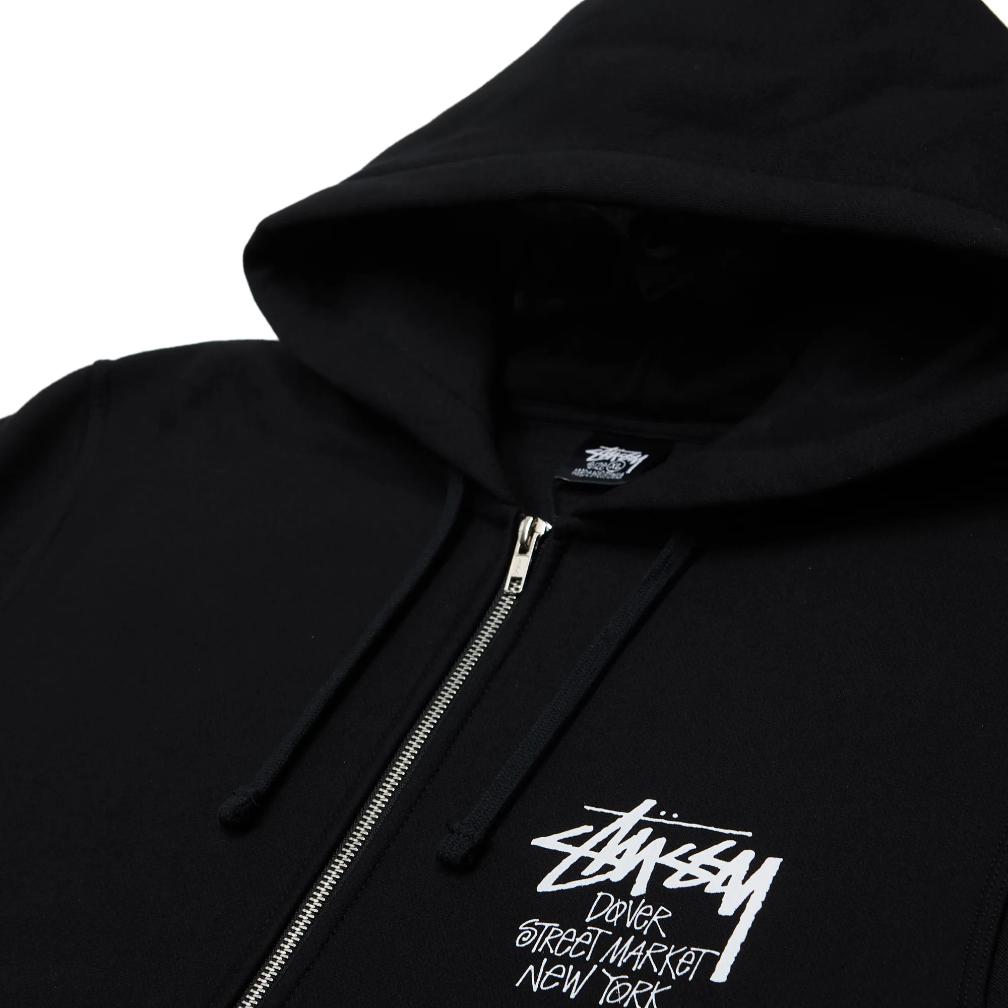 Зип-худи Stussy Dover Street Market World Tour Zip Hoodie Black 3973819-BLK