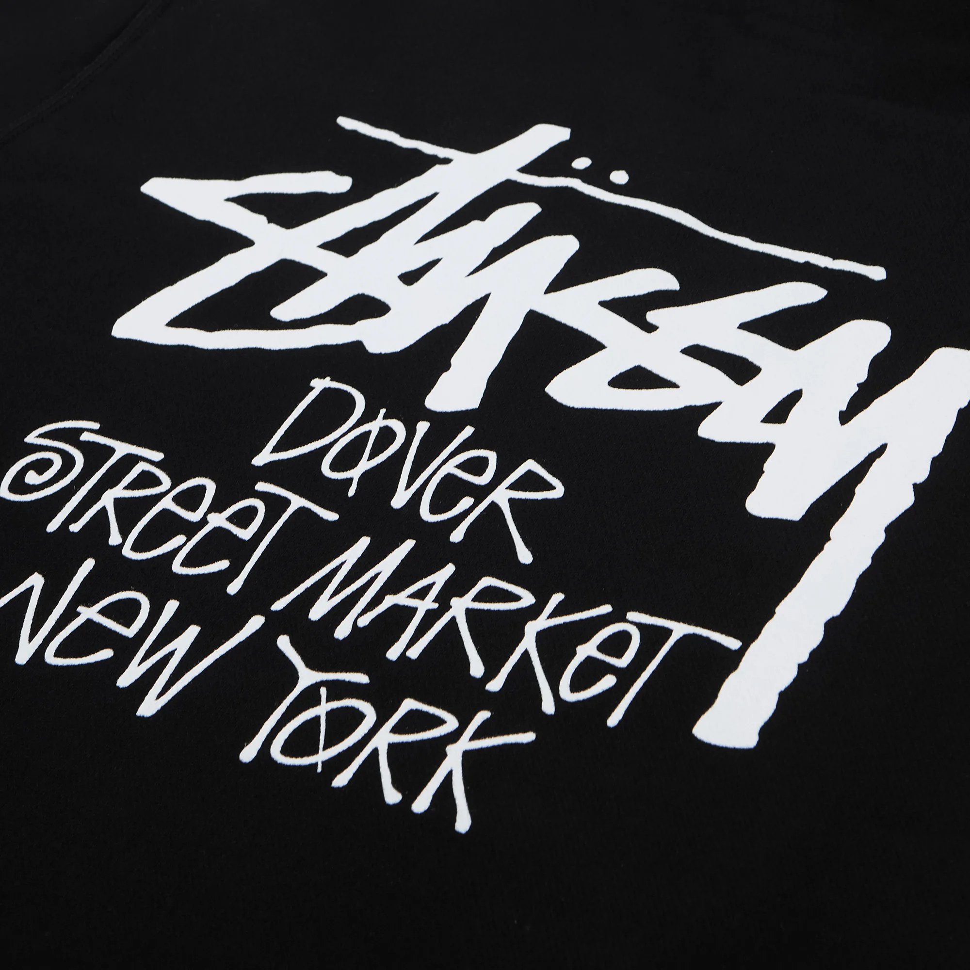 Зип-худи Stussy Dover Street Market World Tour Zip Hoodie Black 3973819-BLK