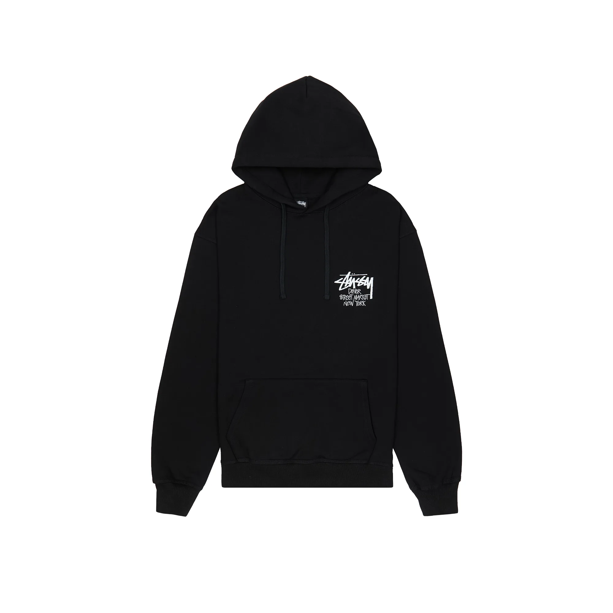 Худи Stussy Dover Street Market New York Stock Hoodie Black 3923819-BLK