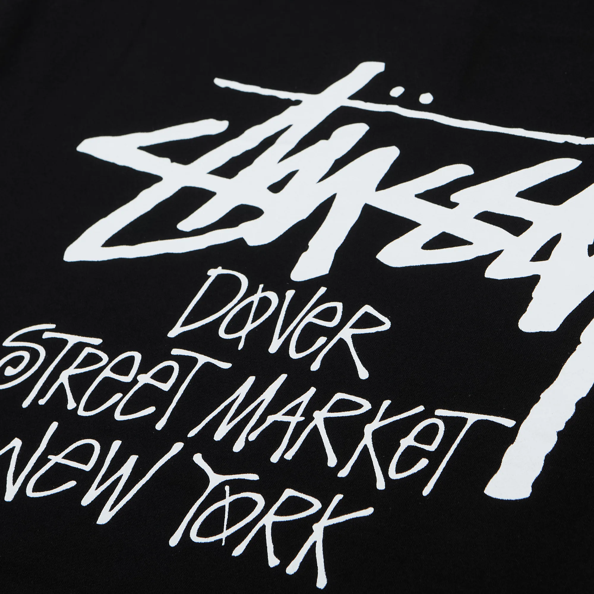 Худи Stussy Dover Street Market New York Stock Hoodie Black 3923819-BLK