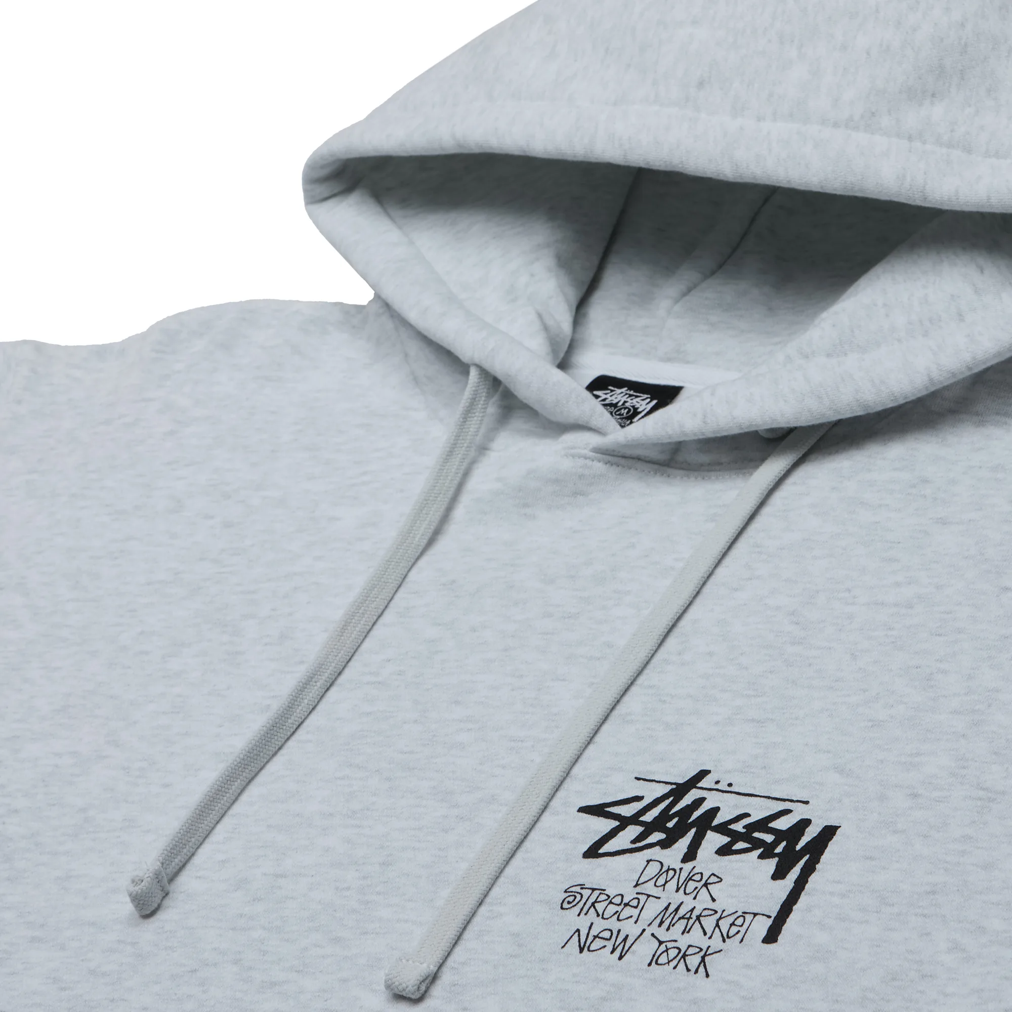 Худи Stussy Dover Street Market New York Stock Hoodie Ash Heather 3923819-ASHHEA