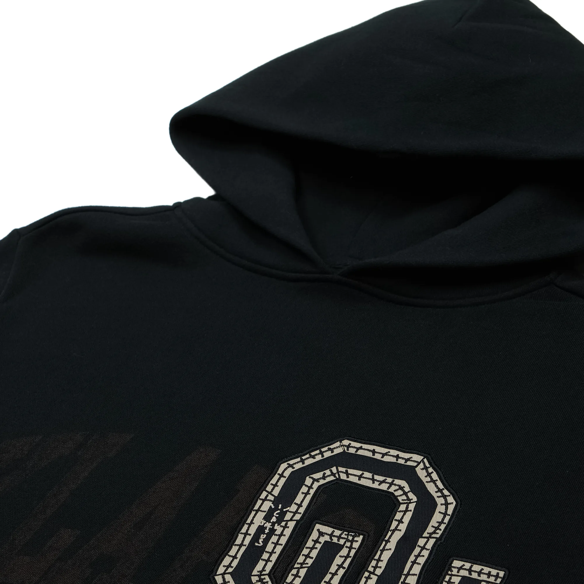 Худи Travis Scott x Mitchell & Ness Oklahoma Sooners Overlap Pullover Hoodie Black