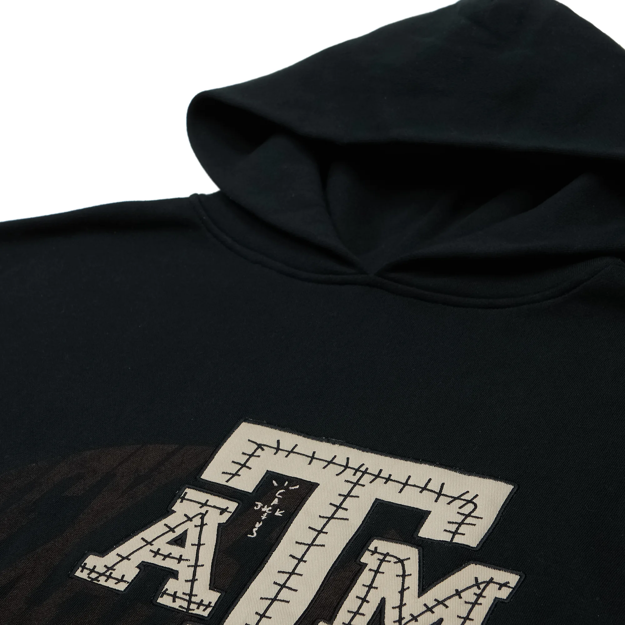 Худи Cactus Jack by Travis Scott x Mitchell & Ness Texas A&M University Overlap Pullover Hoodie Black