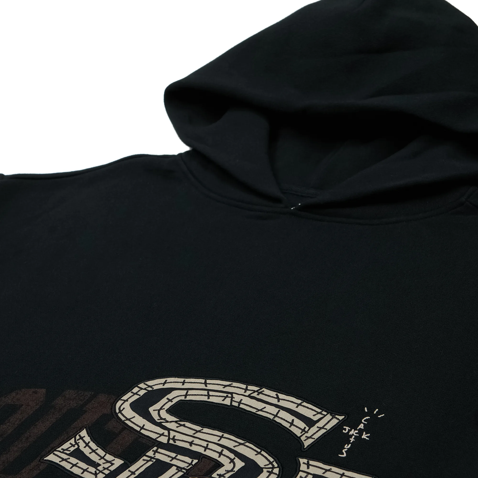 Худи Cactus Jack by Travis Scott x Mitchell & Ness Southern University Overlap Pullover Hoodie Black