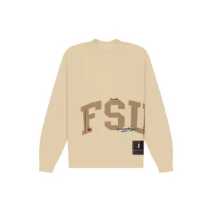Свитшот Travis Scott x Mitchell & Ness Florida State Seminoles Pullover Sweatshirt Tan