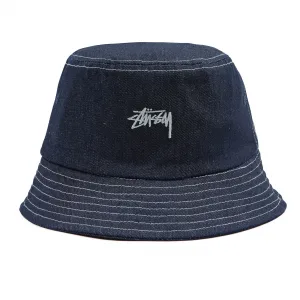 Панама Stussy Contrast Stitch Bucket Hat Indigo 1321027-IND
