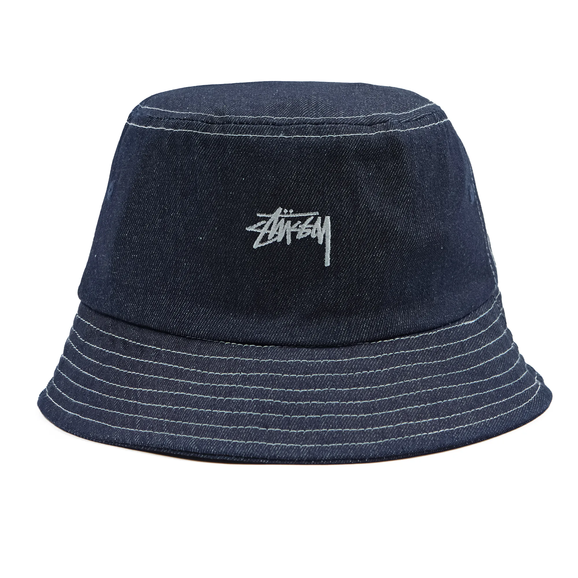 Панама Stussy Contrast Stitch Bucket Hat Indigo 1321027-IND