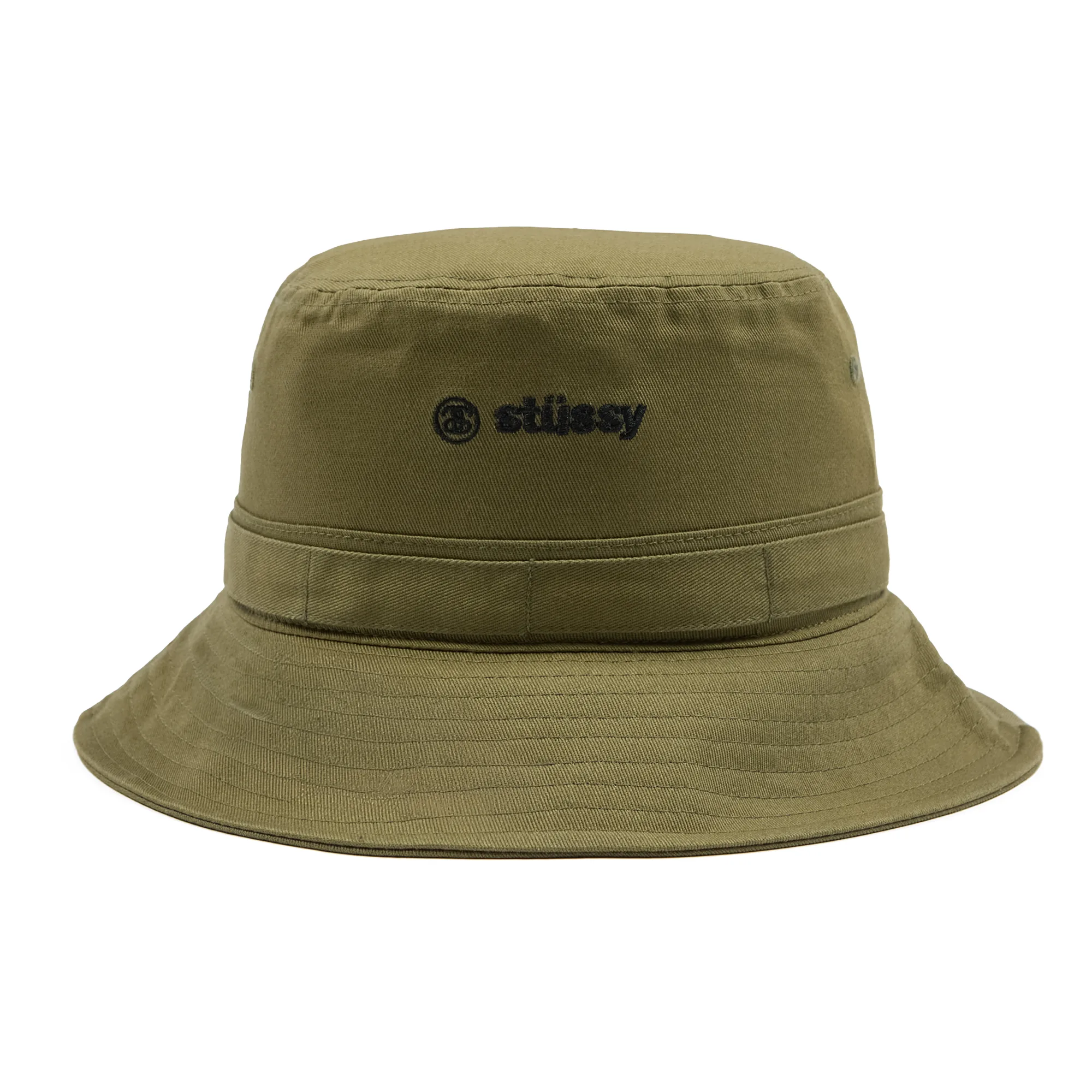 Панама Stussy Twill Lock Up Boonie Hat Olive 1321131-OLV