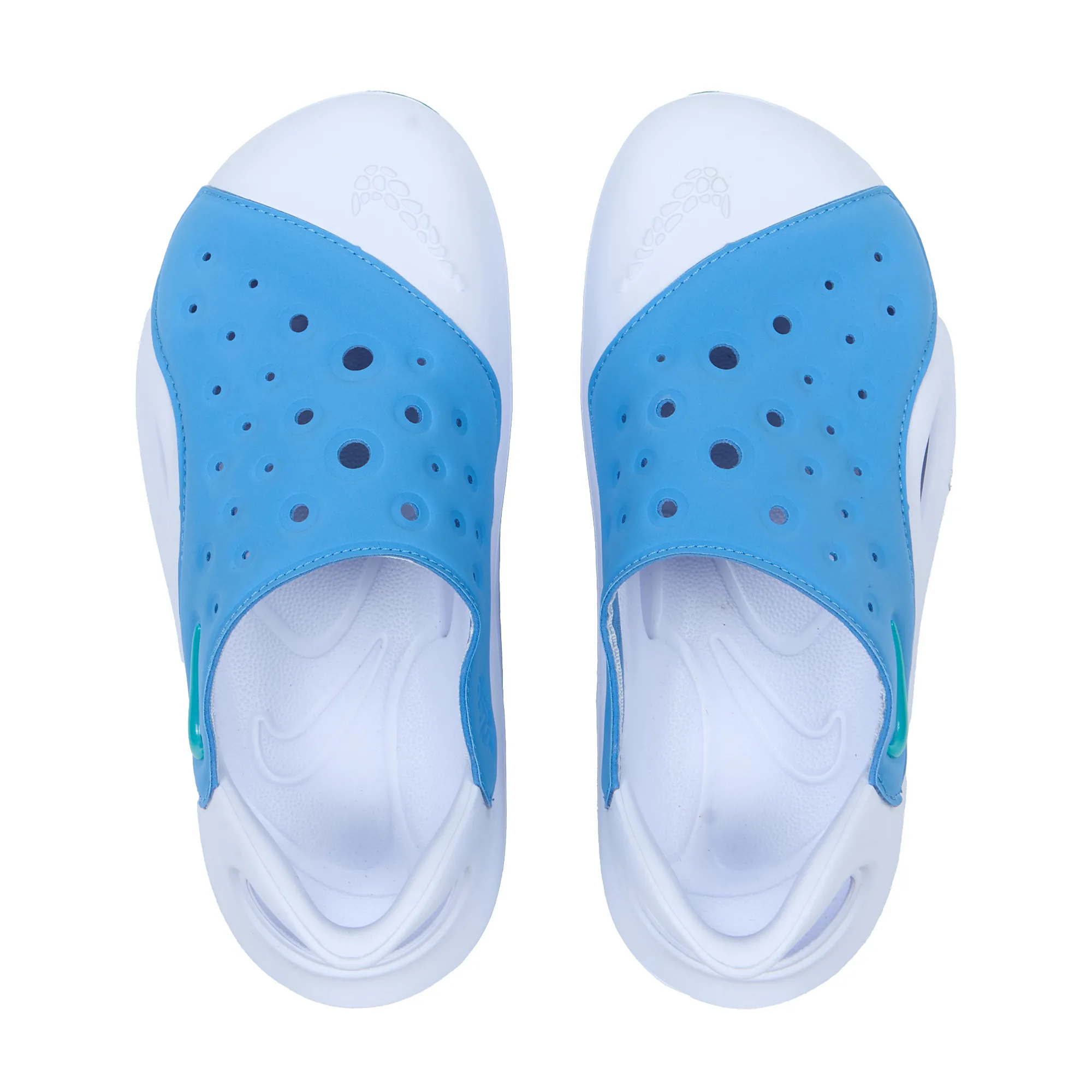Сабо детские Nike Aqua Swoosh 'Blue Beyond / White / Dusty Cactus' (GS)