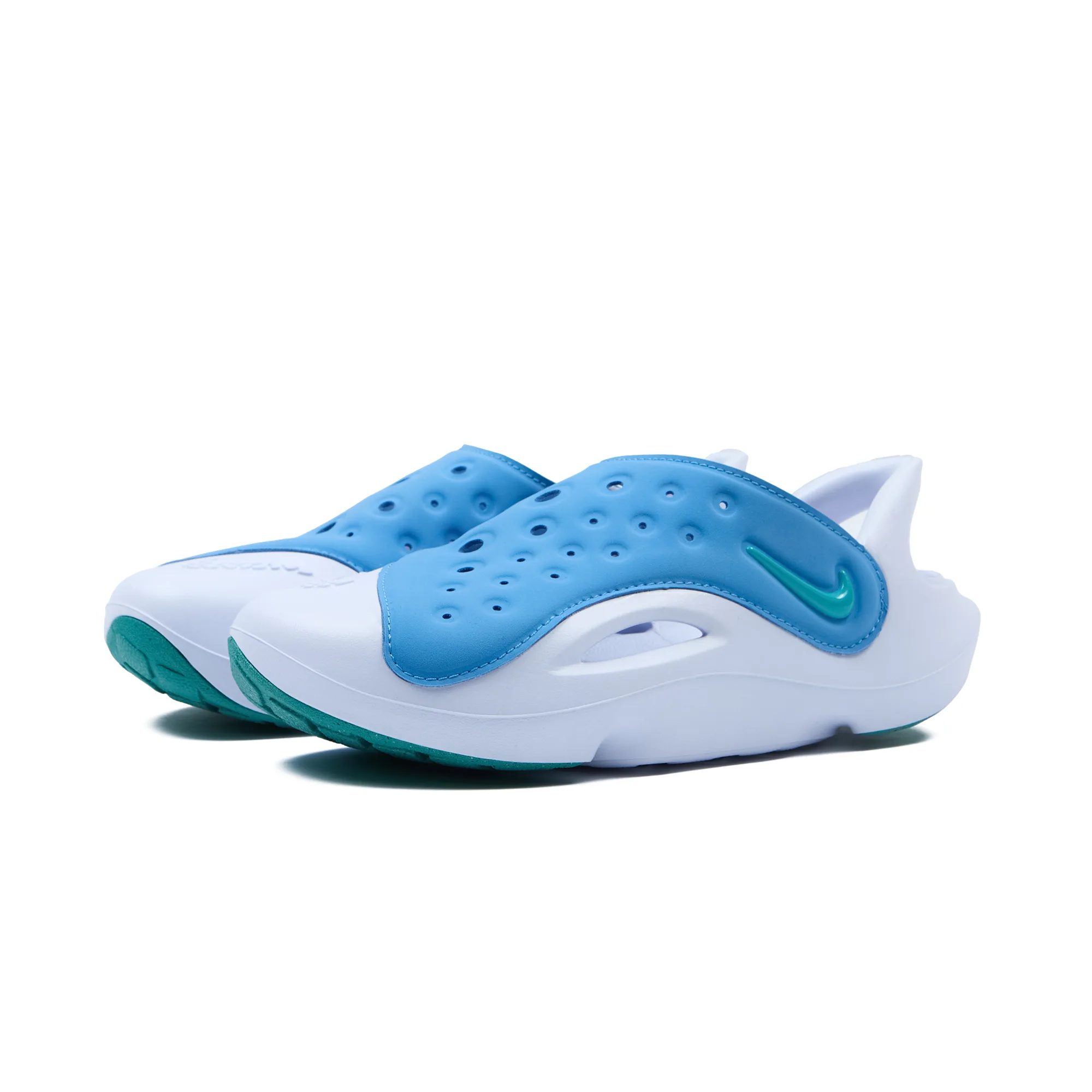 Сабо детские Nike Aqua Swoosh 'Blue Beyond / White / Dusty Cactus' (GS)